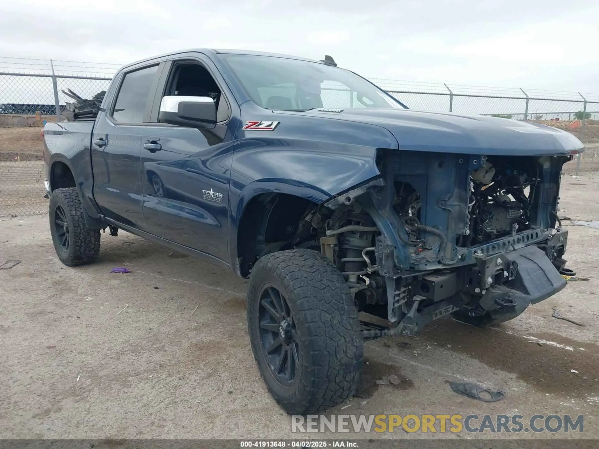 1 fotografías del automóvil dañado 3GCUYDET9MG190077 CHEVROLET SILVERADO 1500 2021