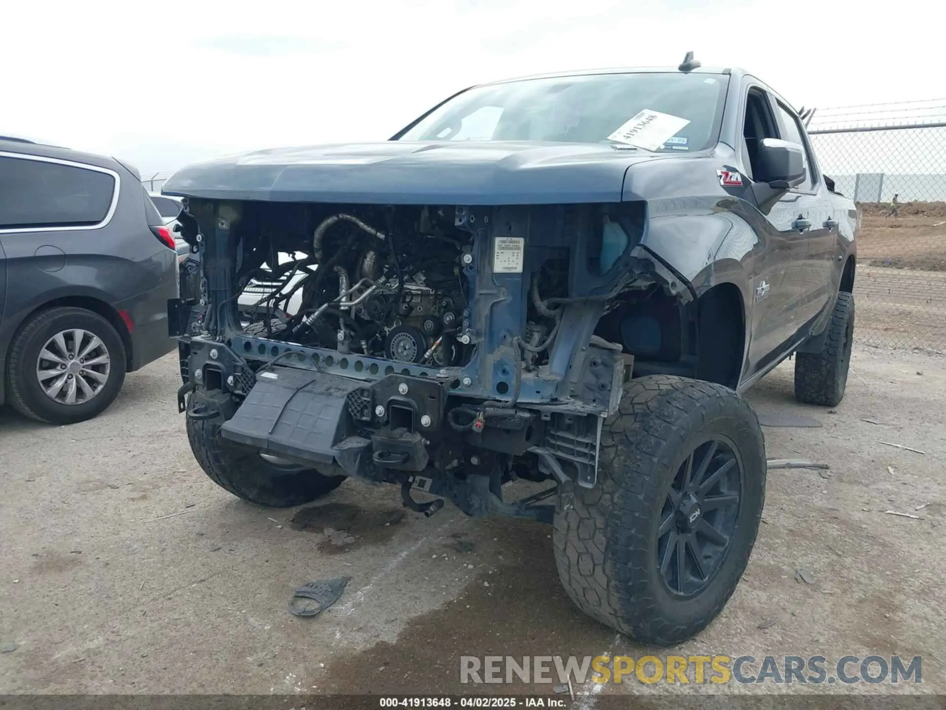 6 fotografías del automóvil dañado 3GCUYDET9MG190077 CHEVROLET SILVERADO 1500 2021