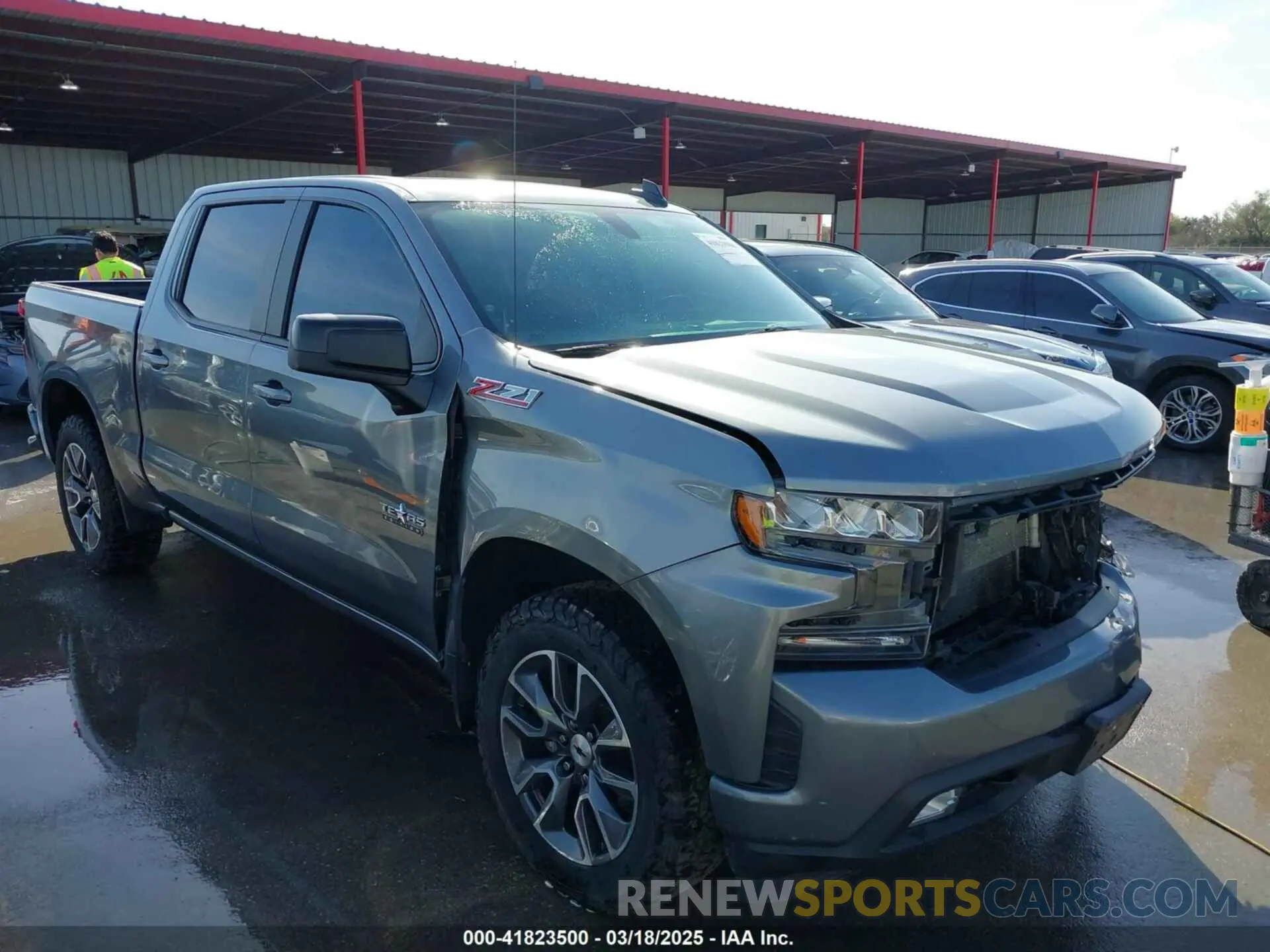 1 fotografías del automóvil dañado 3GCUYEED1MG310291 CHEVROLET SILVERADO 1500 2021