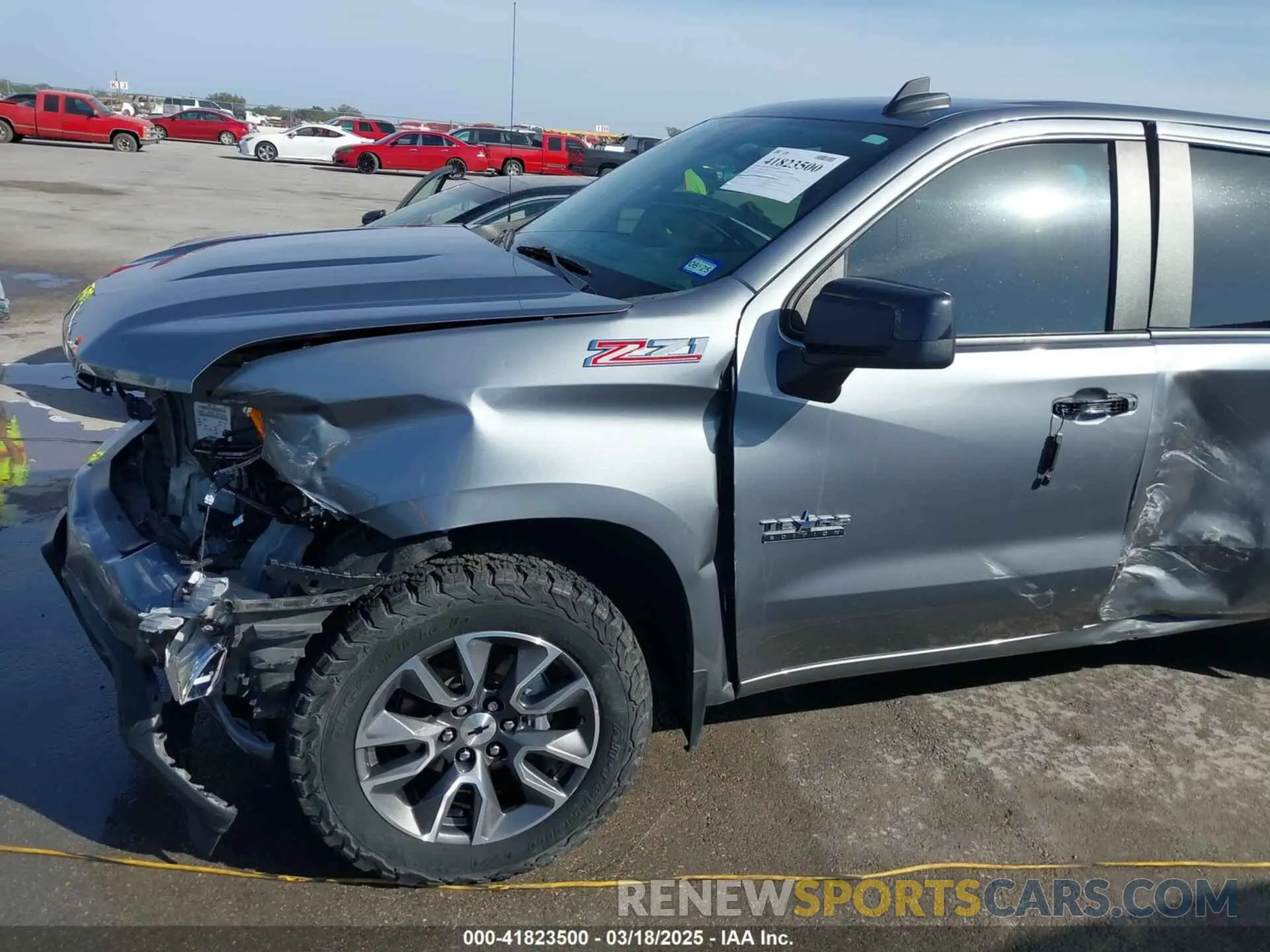 18 fotografías del automóvil dañado 3GCUYEED1MG310291 CHEVROLET SILVERADO 1500 2021