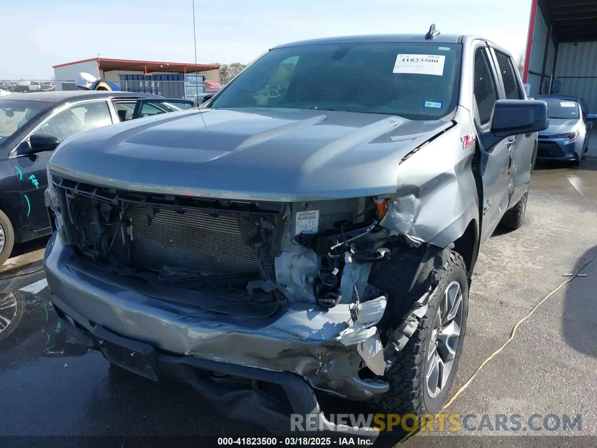 6 fotografías del automóvil dañado 3GCUYEED1MG310291 CHEVROLET SILVERADO 1500 2021