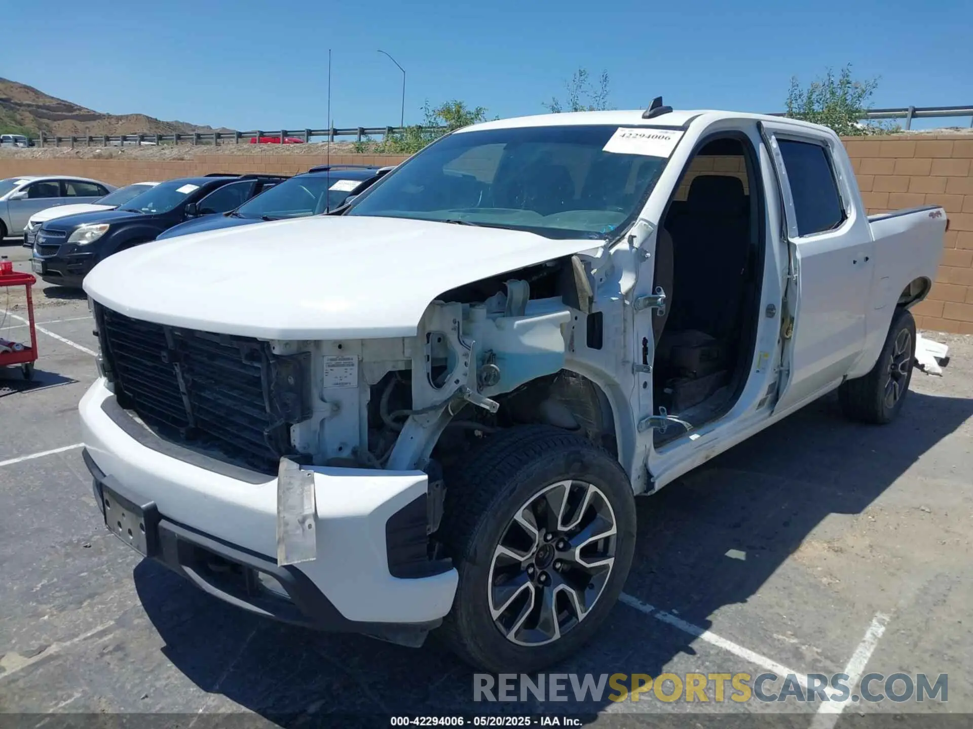 6 fotografías del automóvil dañado 3GCUYEED2MG182658 CHEVROLET SILVERADO 1500 2021