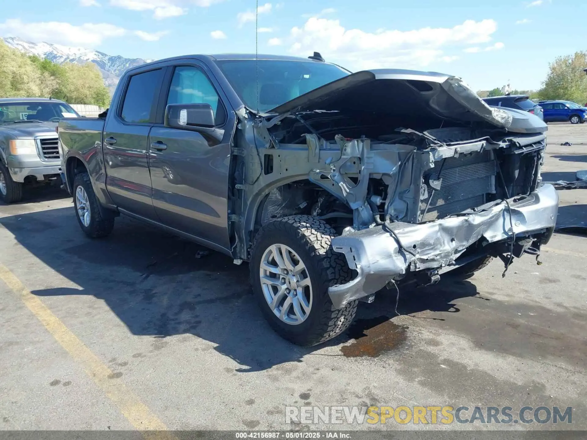 1 fotografías del automóvil dañado 3GCUYEED2MG204500 CHEVROLET SILVERADO 1500 2021