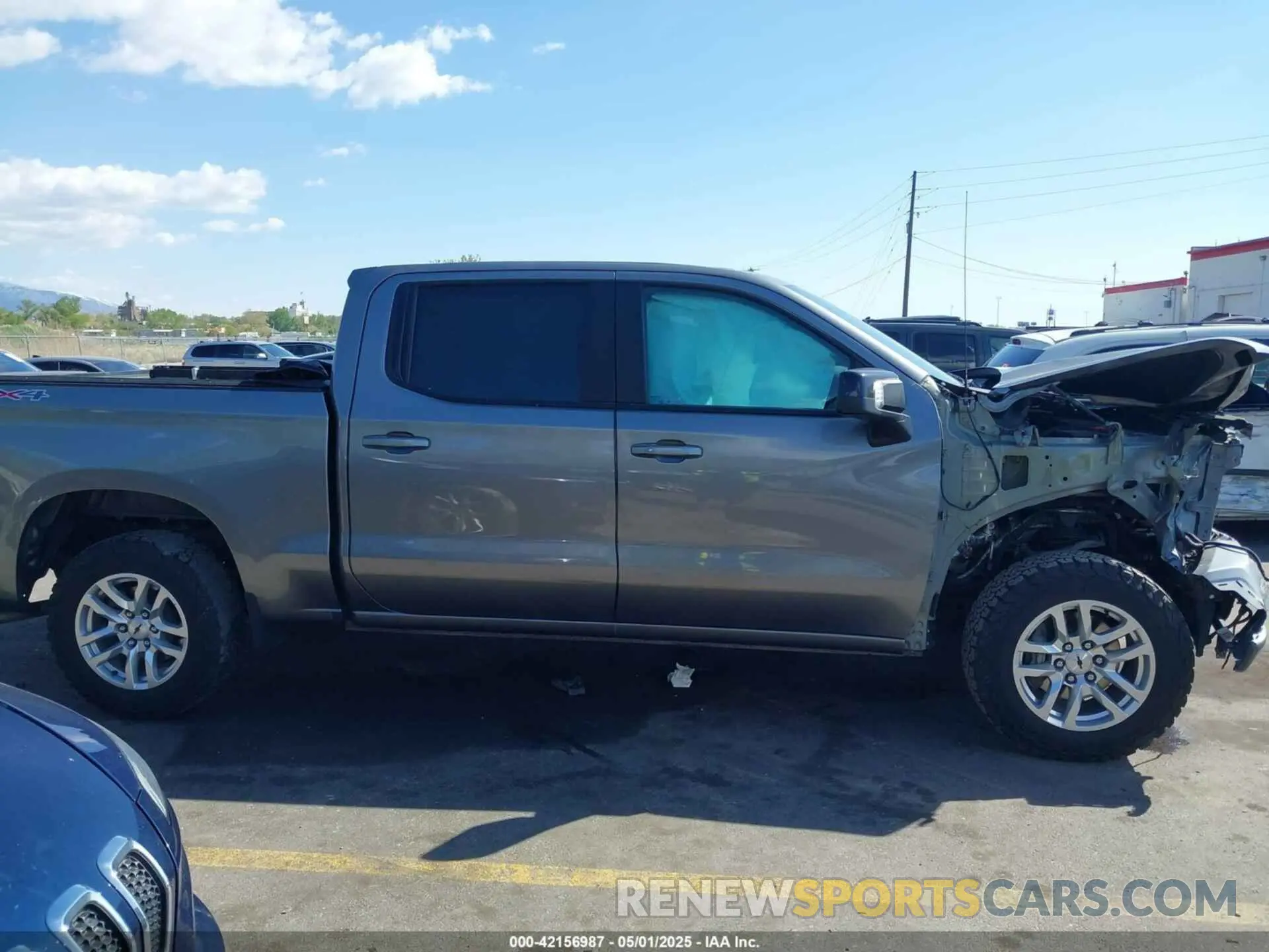 14 fotografías del automóvil dañado 3GCUYEED2MG204500 CHEVROLET SILVERADO 1500 2021