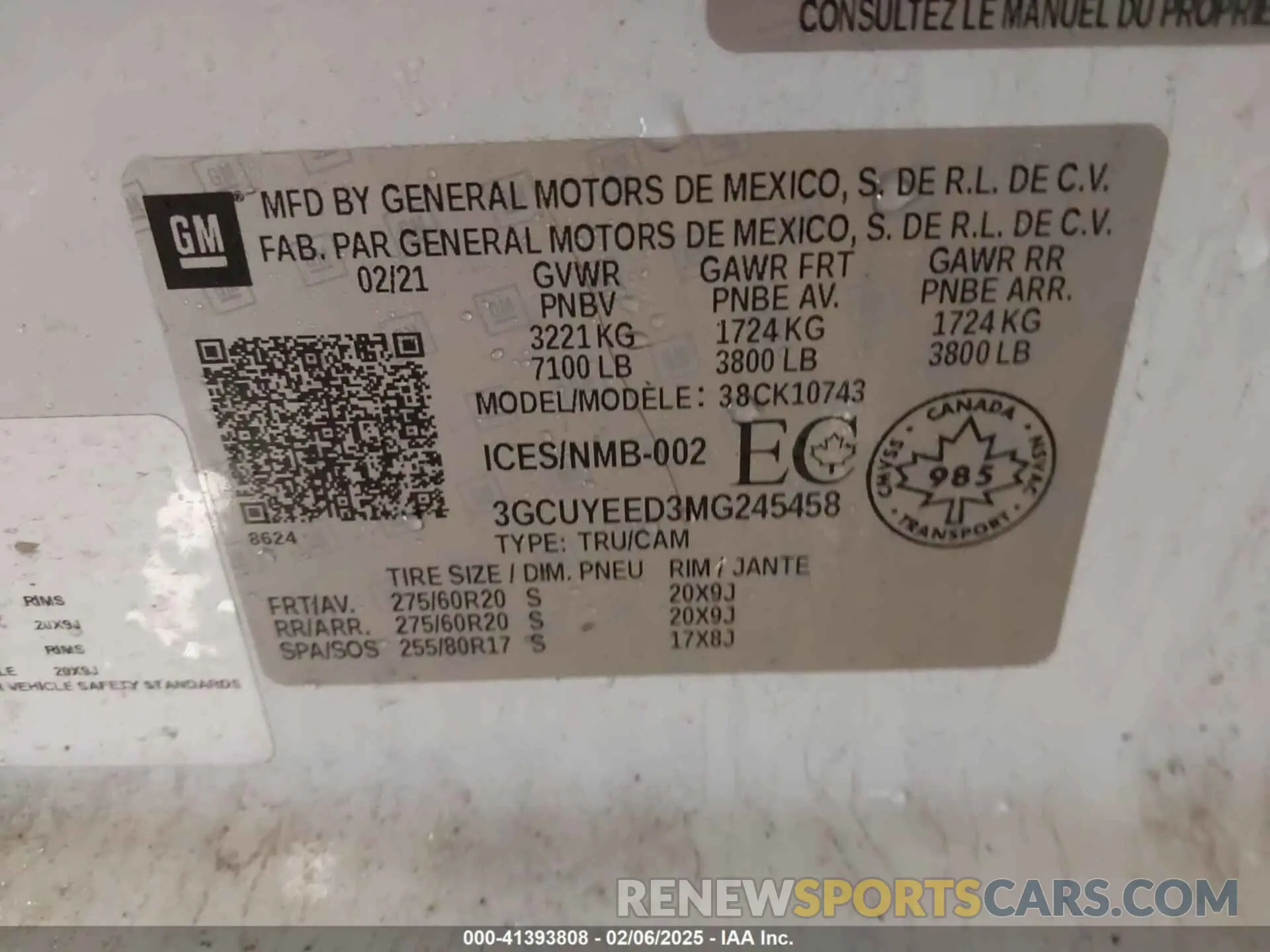 9 fotografías del automóvil dañado 3GCUYEED3MG245458 CHEVROLET SILVERADO 1500 2021