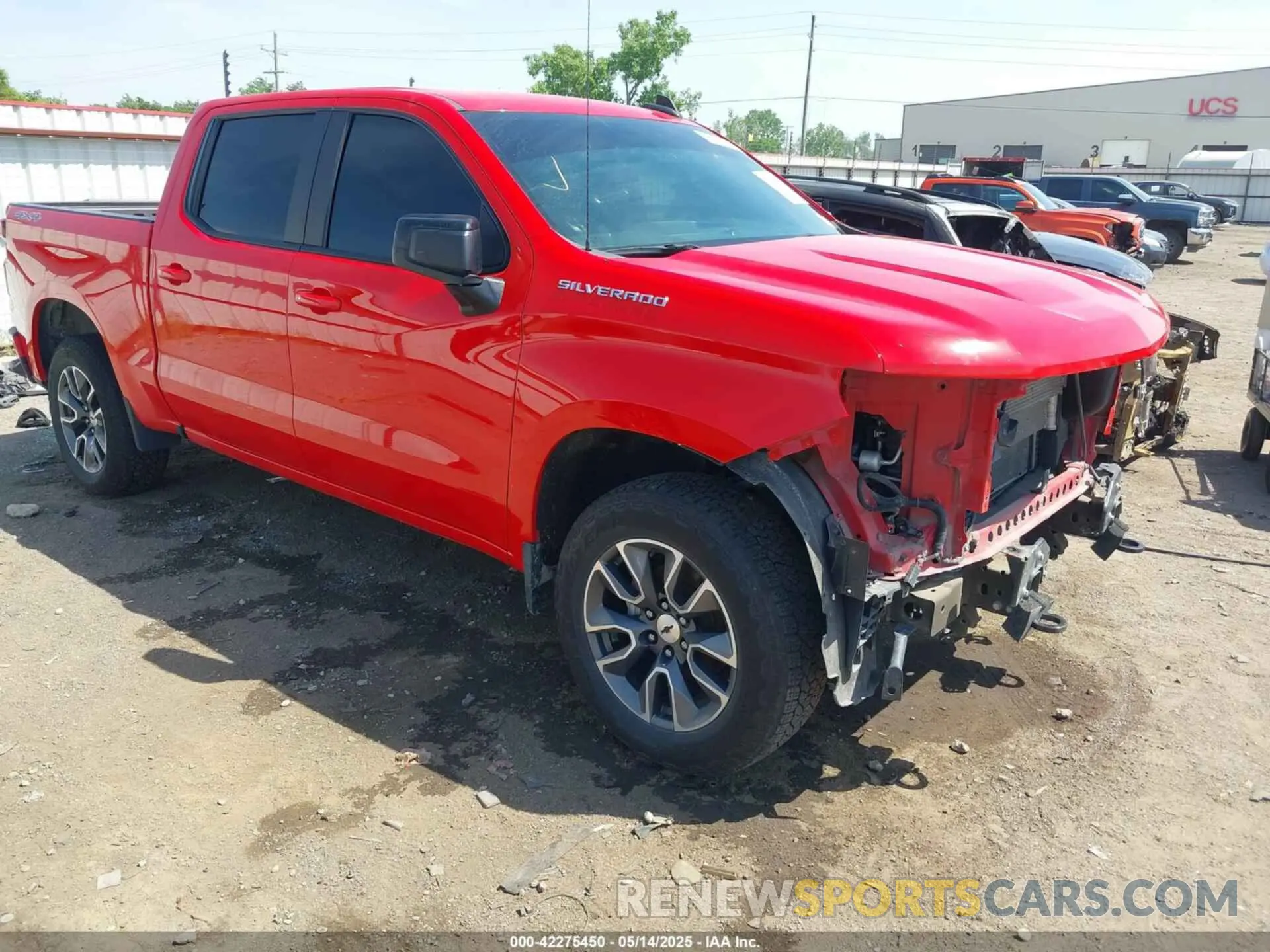 1 fotografías del automóvil dañado 3GCUYEED3MG271364 CHEVROLET SILVERADO 1500 2021