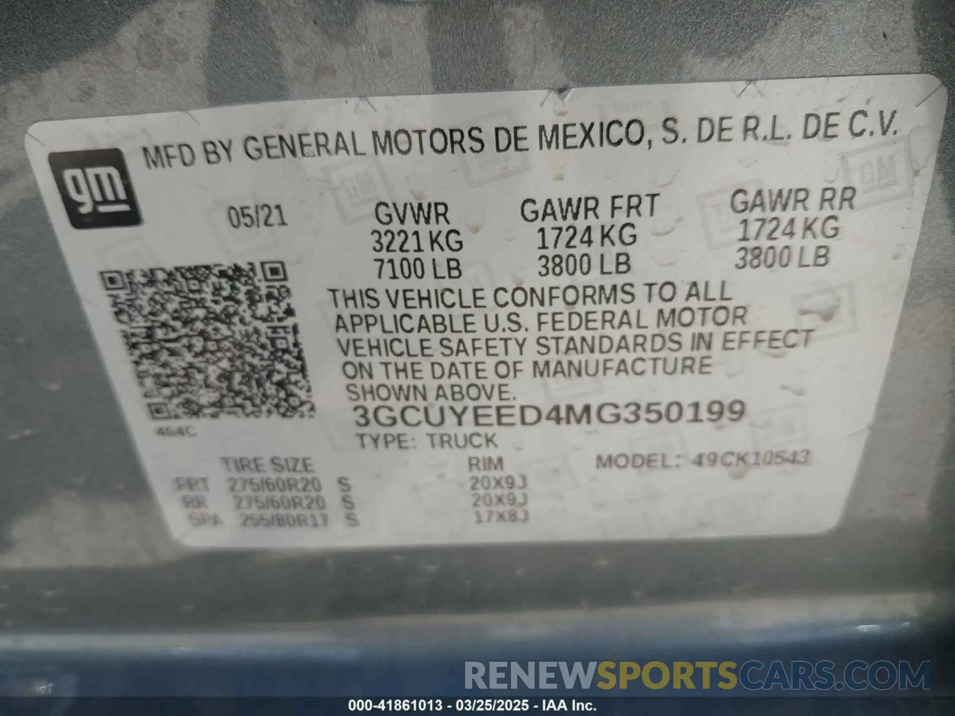 9 fotografías del automóvil dañado 3GCUYEED4MG350199 CHEVROLET SILVERADO 1500 2021