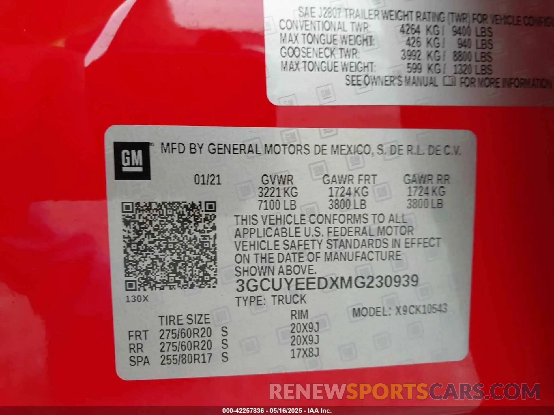 9 fotografías del automóvil dañado 3GCUYEEDXMG230939 CHEVROLET SILVERADO 1500 2021