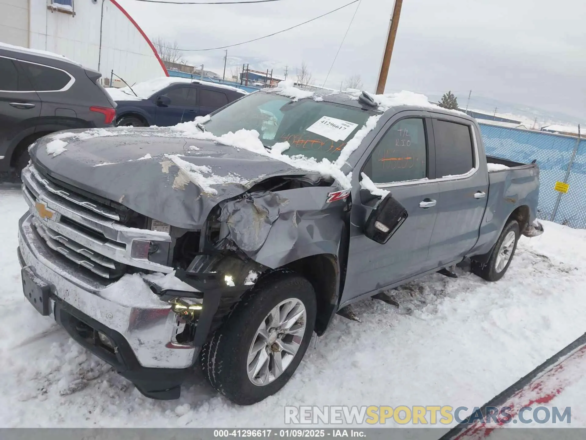 2 fotografías del automóvil dañado 3GCUYGED9MG214517 CHEVROLET SILVERADO 1500 2021