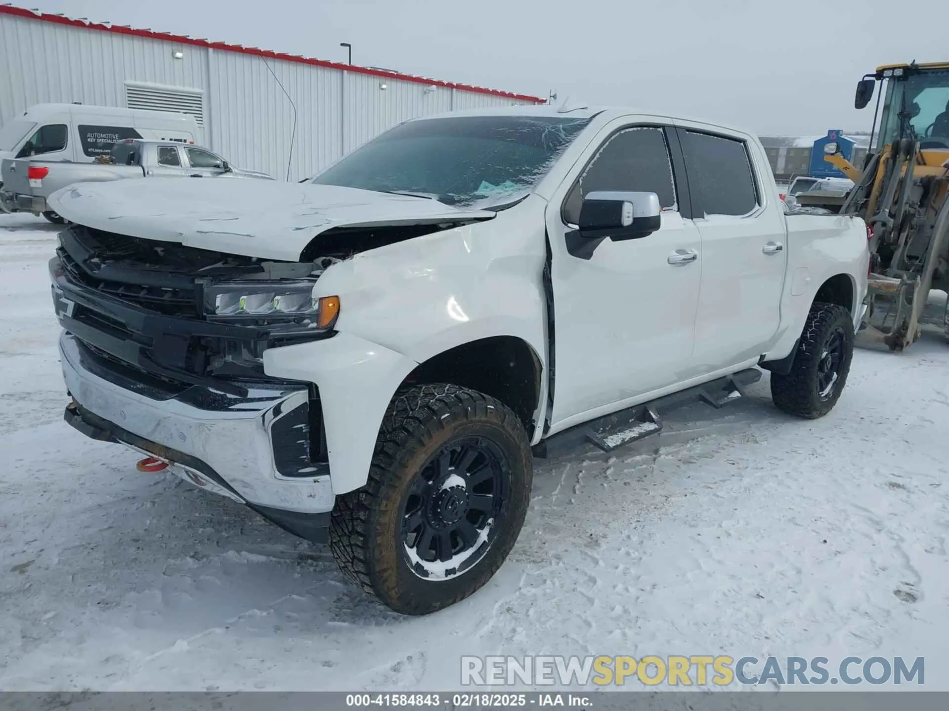 2 fotografías del automóvil dañado 3GCUYGEL3MG135254 CHEVROLET SILVERADO 1500 2021
