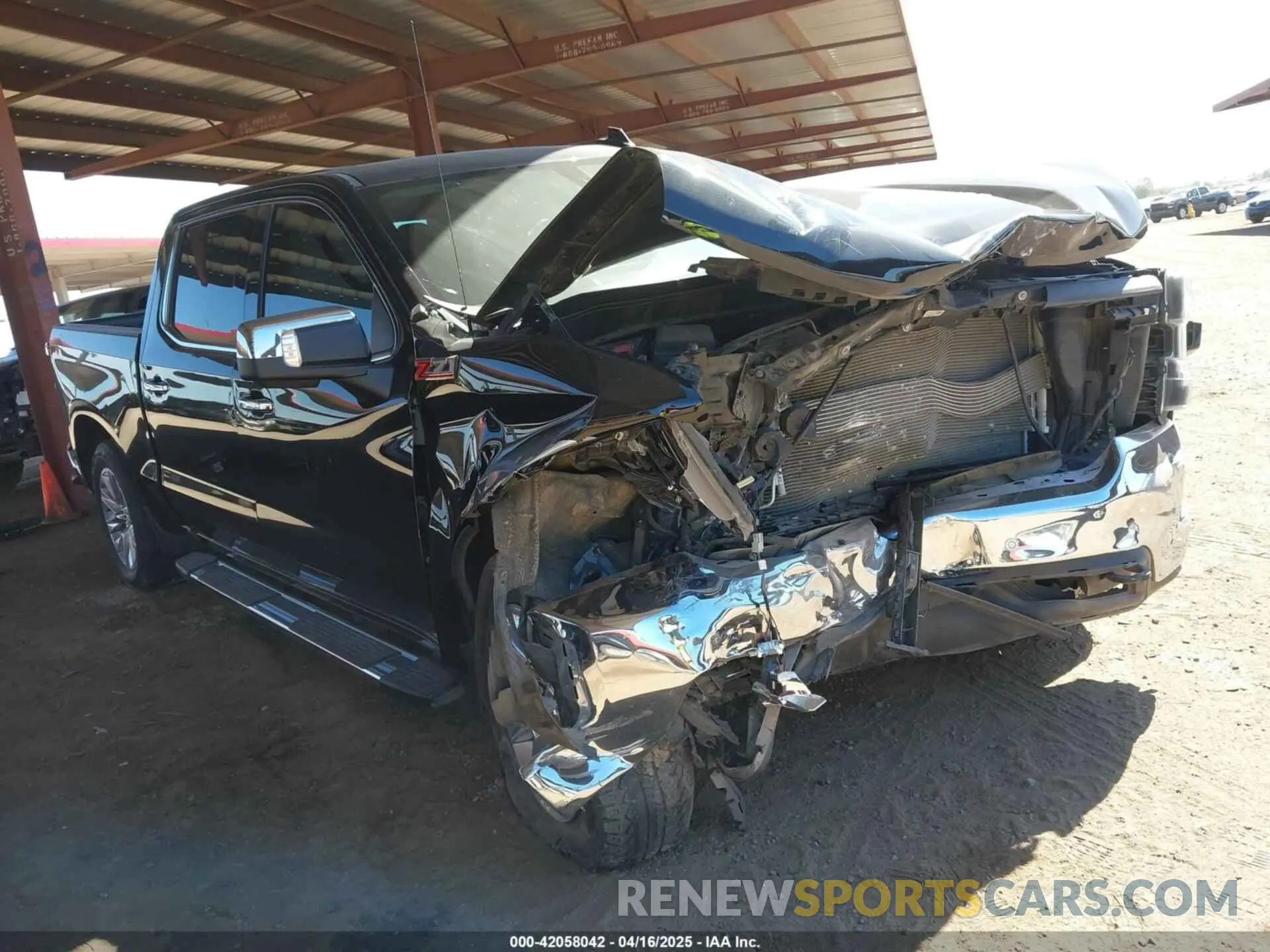 1 fotografías del automóvil dañado 3GCUYGEL4MG385408 CHEVROLET SILVERADO 1500 2021