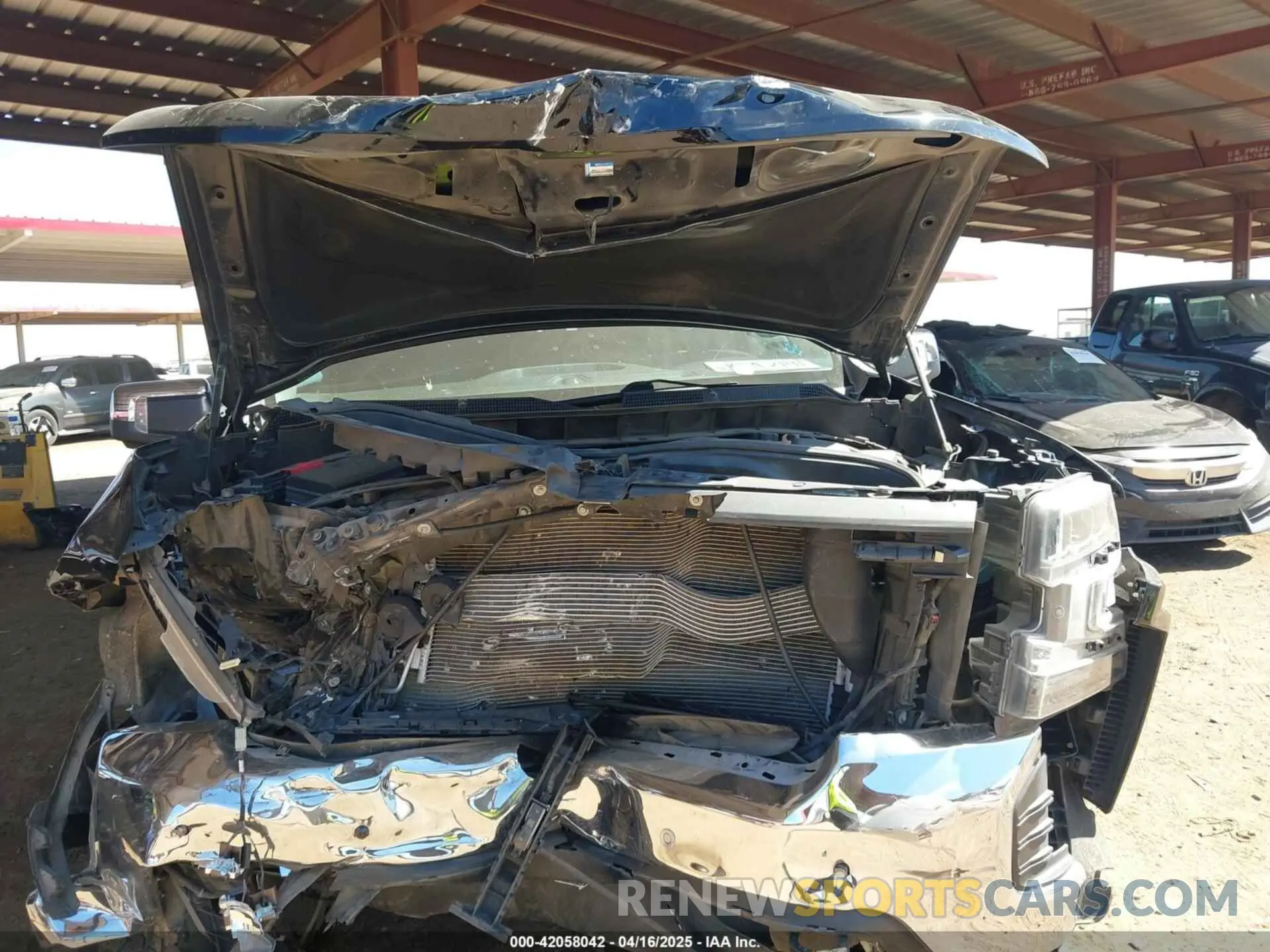 6 fotografías del automóvil dañado 3GCUYGEL4MG385408 CHEVROLET SILVERADO 1500 2021