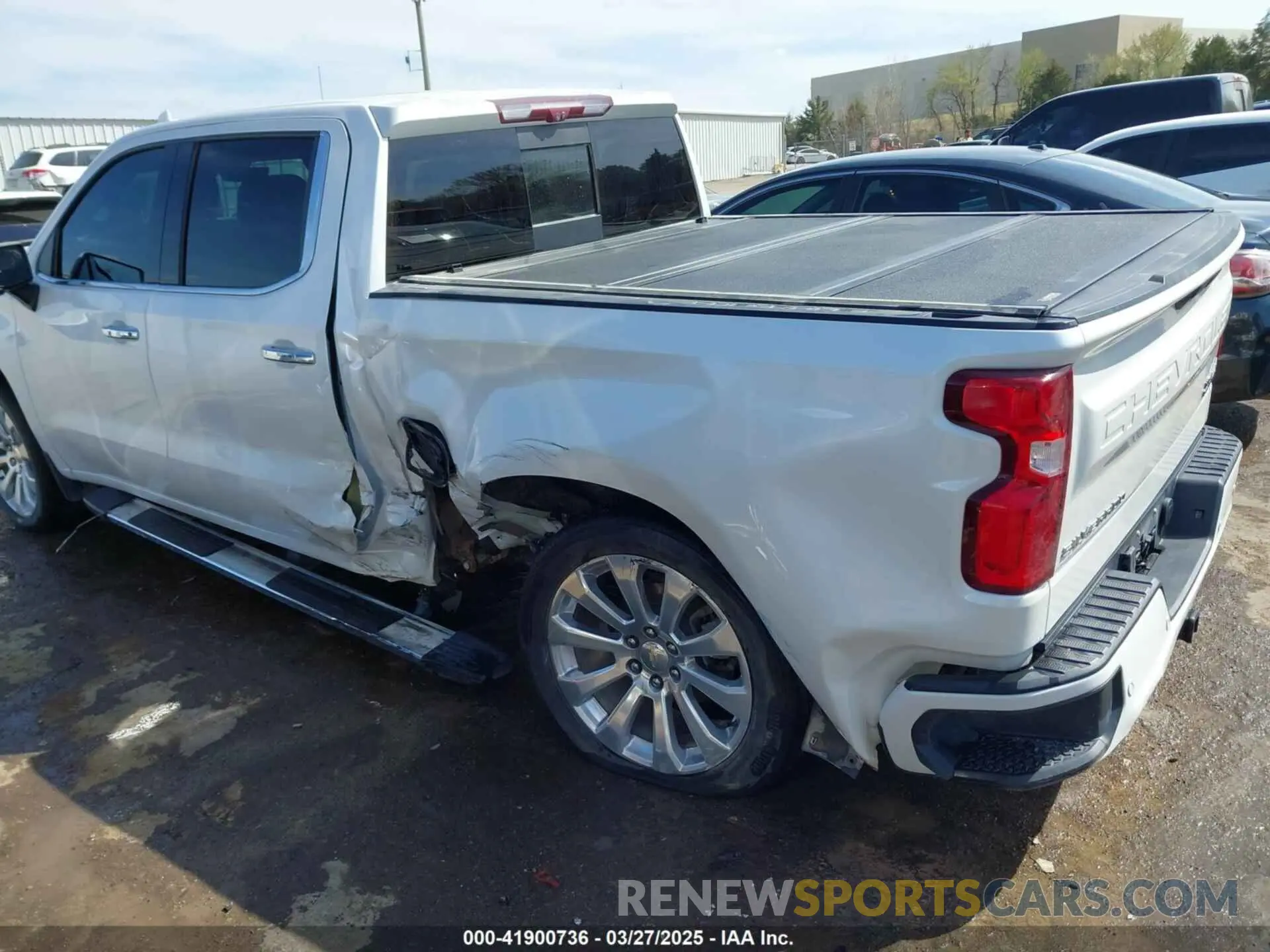 6 fotografías del automóvil dañado 3GCUYHET6MG128594 CHEVROLET SILVERADO 1500 2021