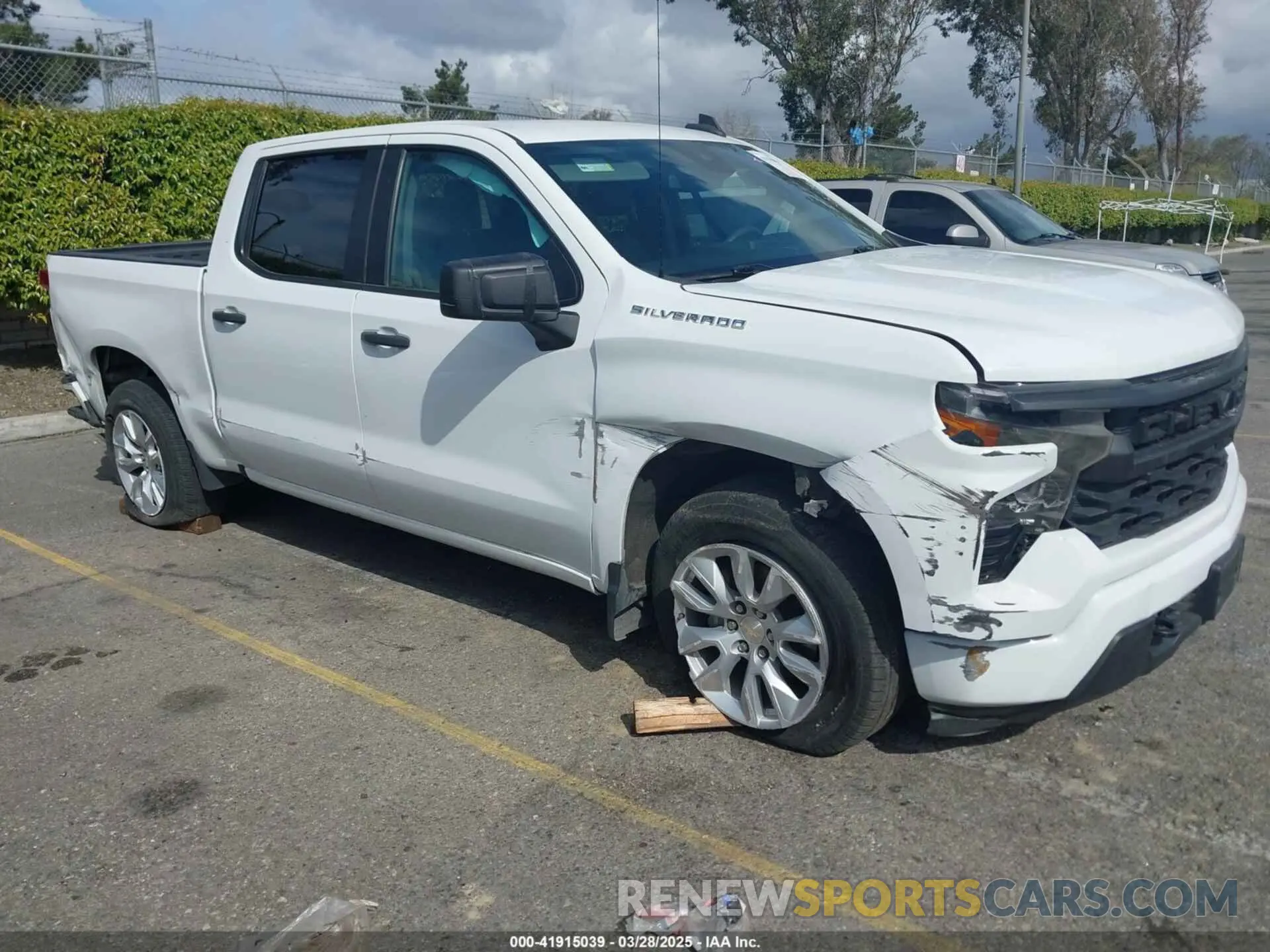 1 fotografías del automóvil dañado 1GCPABEK1NZ531213 CHEVROLET SILVERADO 1500 2022