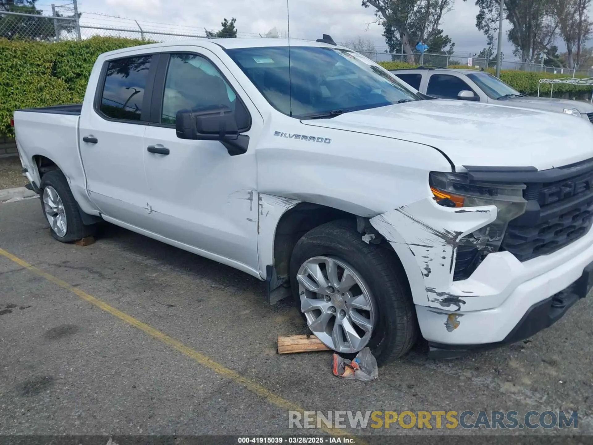 6 fotografías del automóvil dañado 1GCPABEK1NZ531213 CHEVROLET SILVERADO 1500 2022