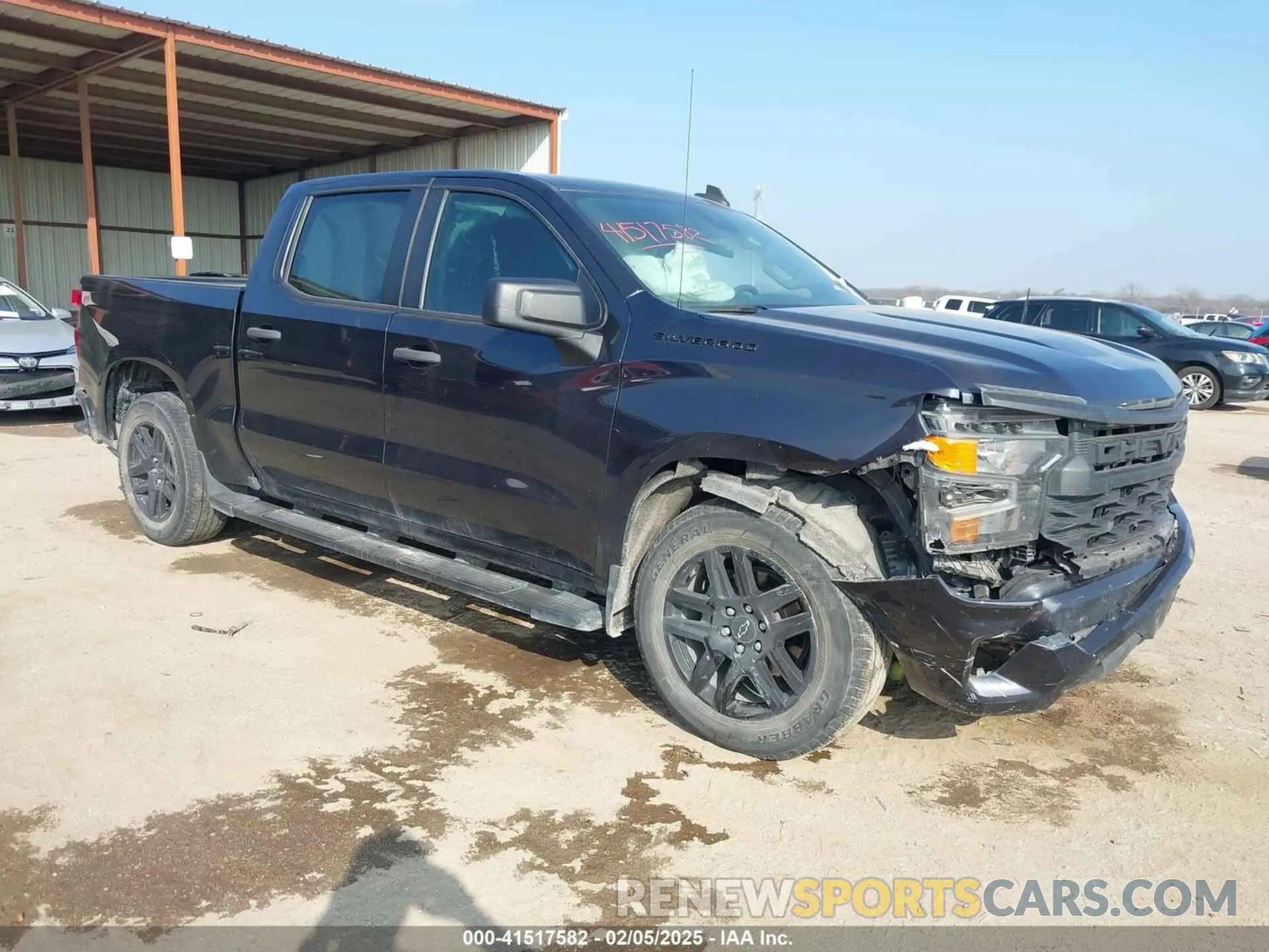 1 fotografías del automóvil dañado 1GCPABEK5NZ519646 CHEVROLET SILVERADO 1500 2022