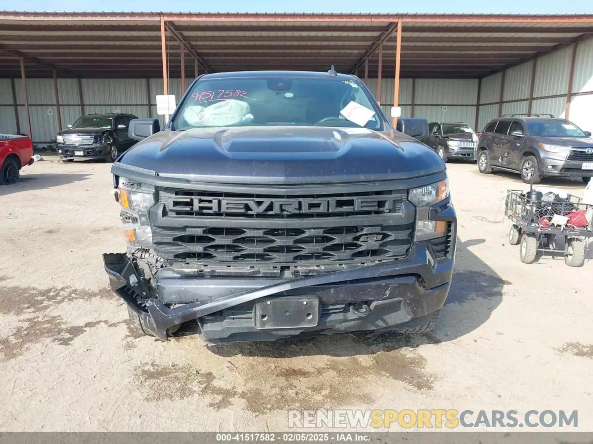 12 fotografías del automóvil dañado 1GCPABEK5NZ519646 CHEVROLET SILVERADO 1500 2022