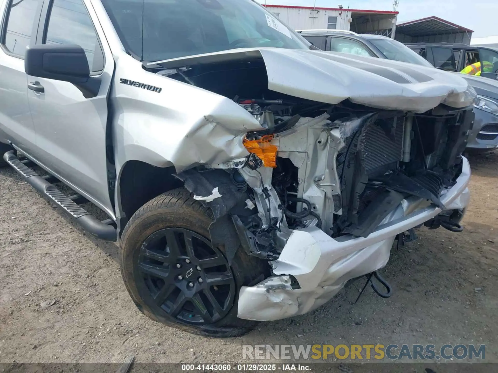 6 fotografías del automóvil dañado 1GCPABEK9NZ522341 CHEVROLET SILVERADO 1500 2022