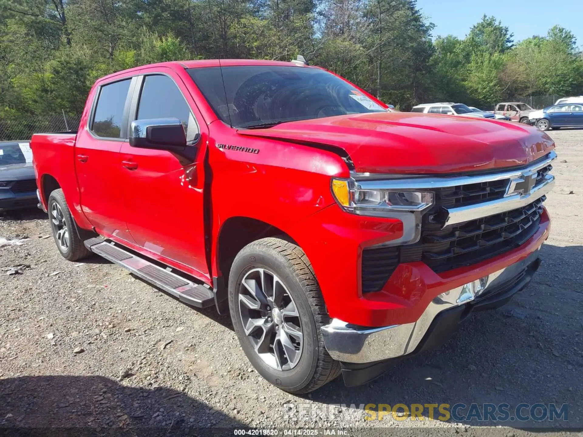 1 fotografías del automóvil dañado 1GCPACED2NZ561022 CHEVROLET SILVERADO 1500 2022