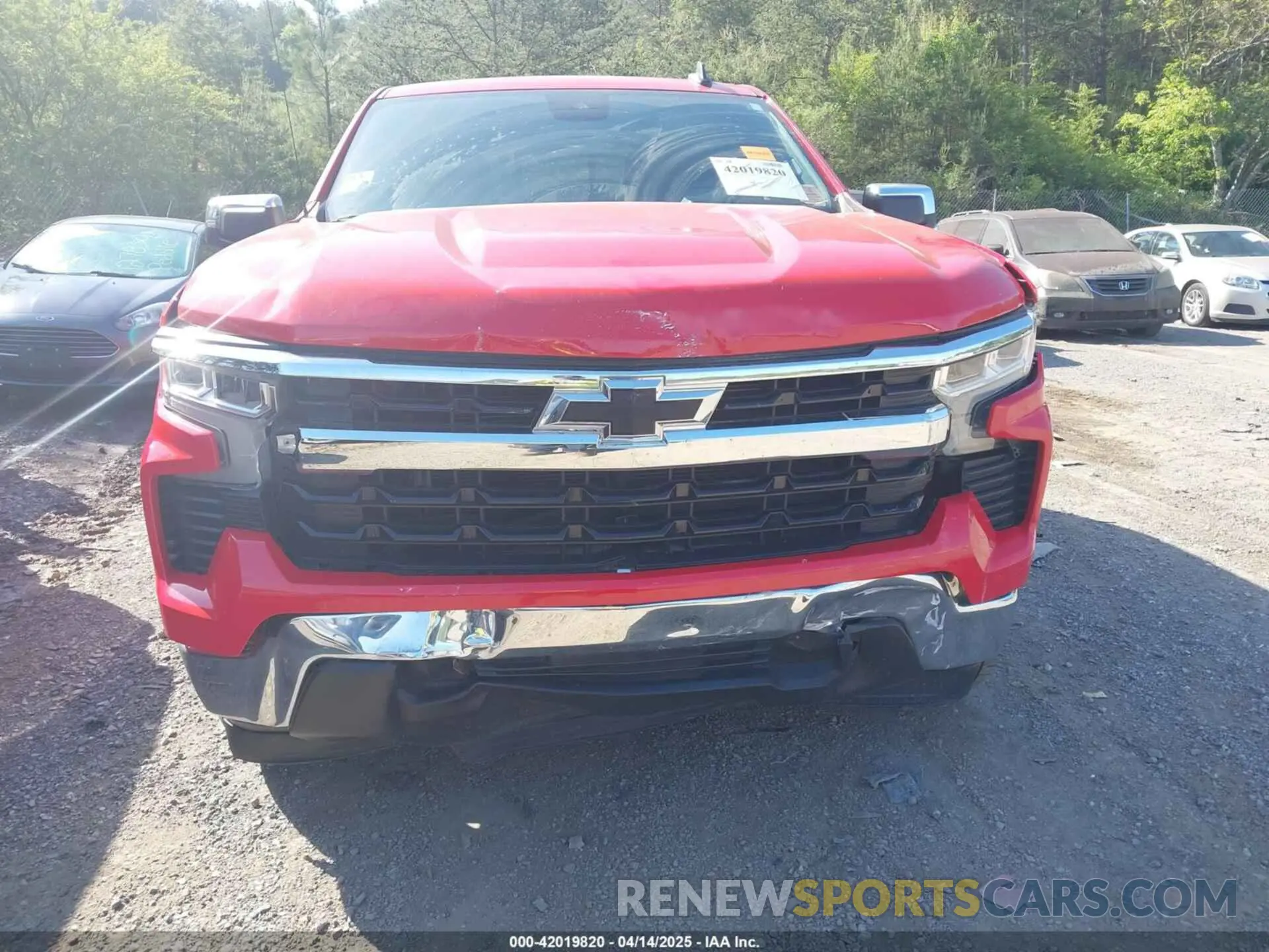 6 fotografías del automóvil dañado 1GCPACED2NZ561022 CHEVROLET SILVERADO 1500 2022