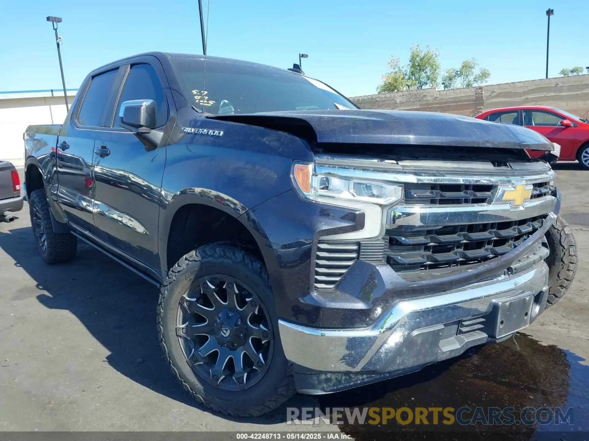 1 fotografías del automóvil dañado 1GCPACEK1NZ530813 CHEVROLET SILVERADO 1500 2022