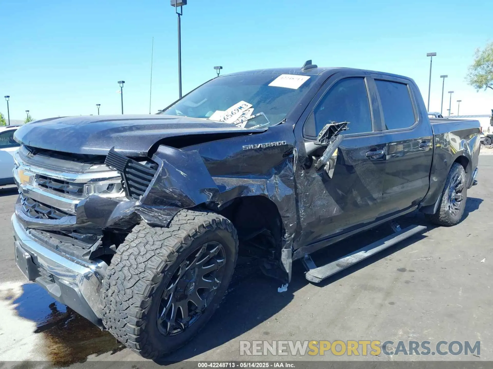 6 fotografías del automóvil dañado 1GCPACEK1NZ530813 CHEVROLET SILVERADO 1500 2022