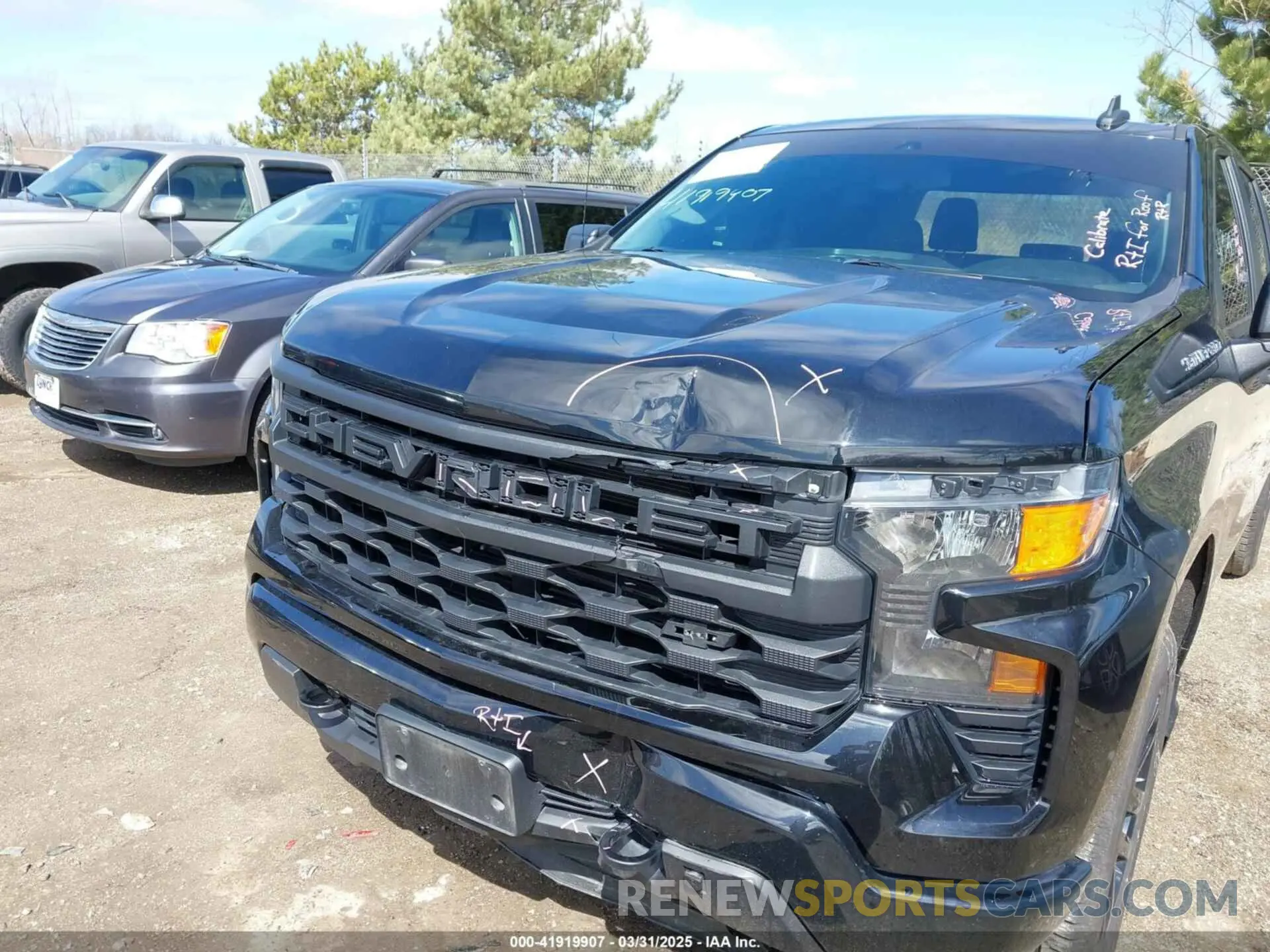 6 fotografías del automóvil dañado 1GCPDBEK1NZ621341 CHEVROLET SILVERADO 1500 2022