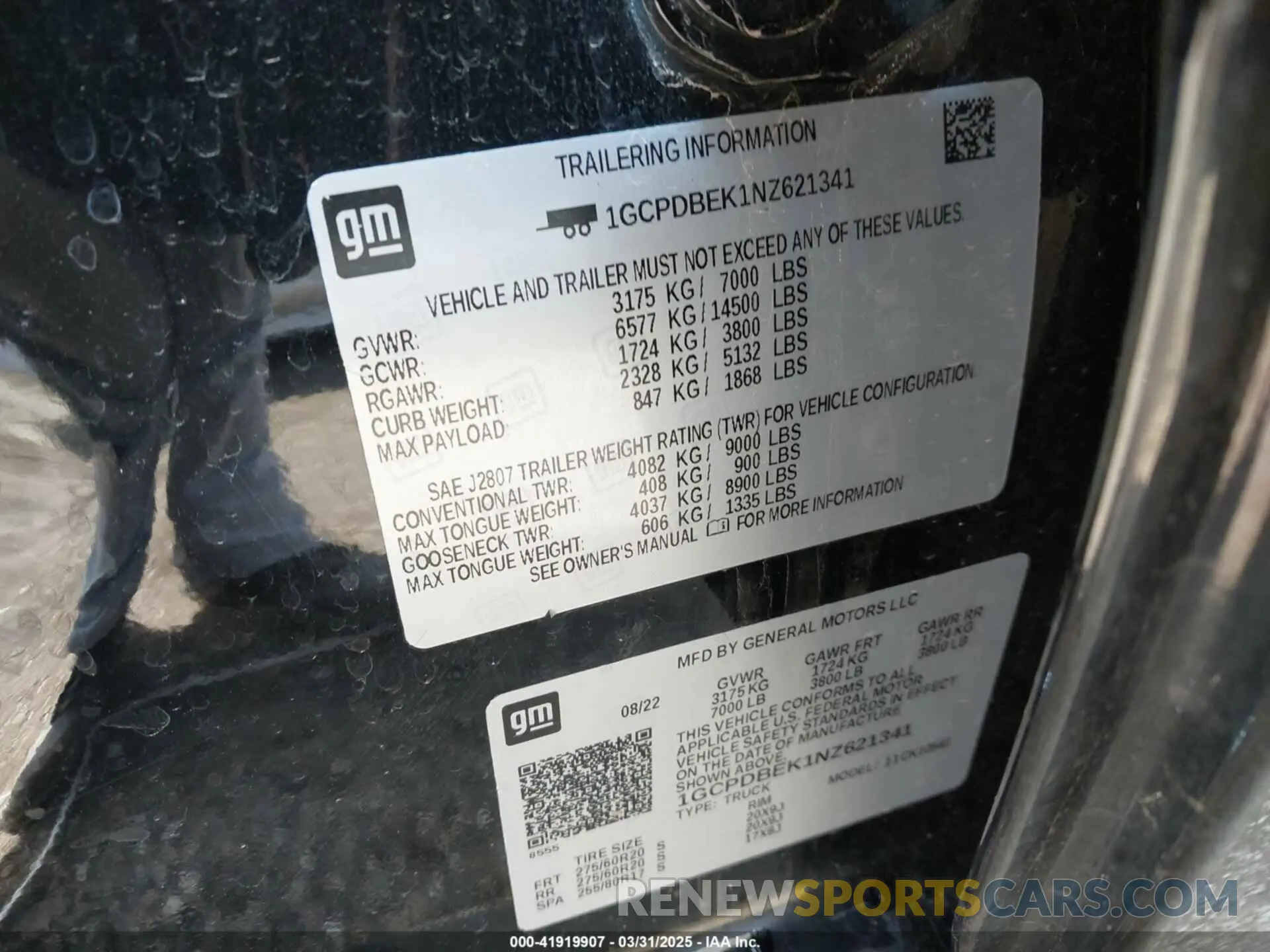 9 fotografías del automóvil dañado 1GCPDBEK1NZ621341 CHEVROLET SILVERADO 1500 2022