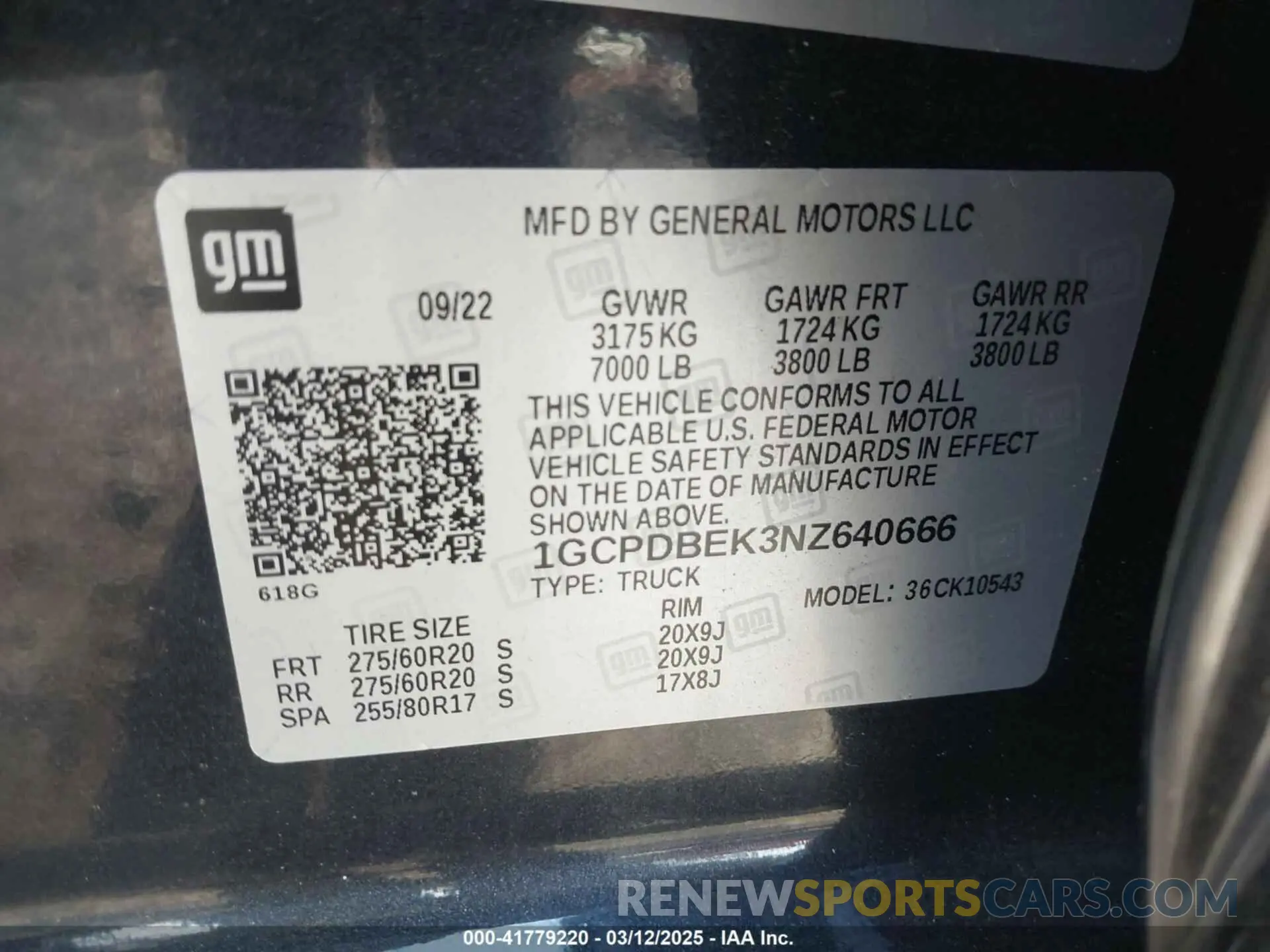 9 fotografías del automóvil dañado 1GCPDBEK3NZ640666 CHEVROLET SILVERADO 1500 2022