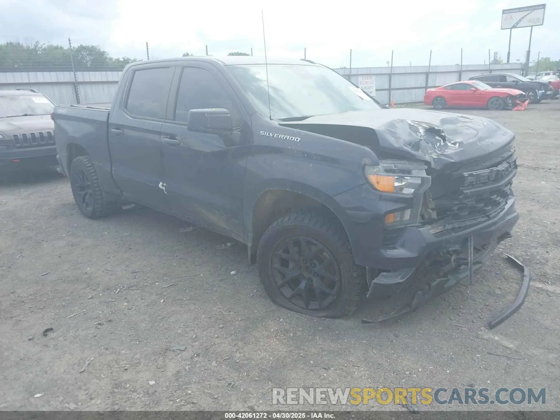 1 fotografías del automóvil dañado 1GCPDBEK4NZ633600 CHEVROLET SILVERADO 1500 2022