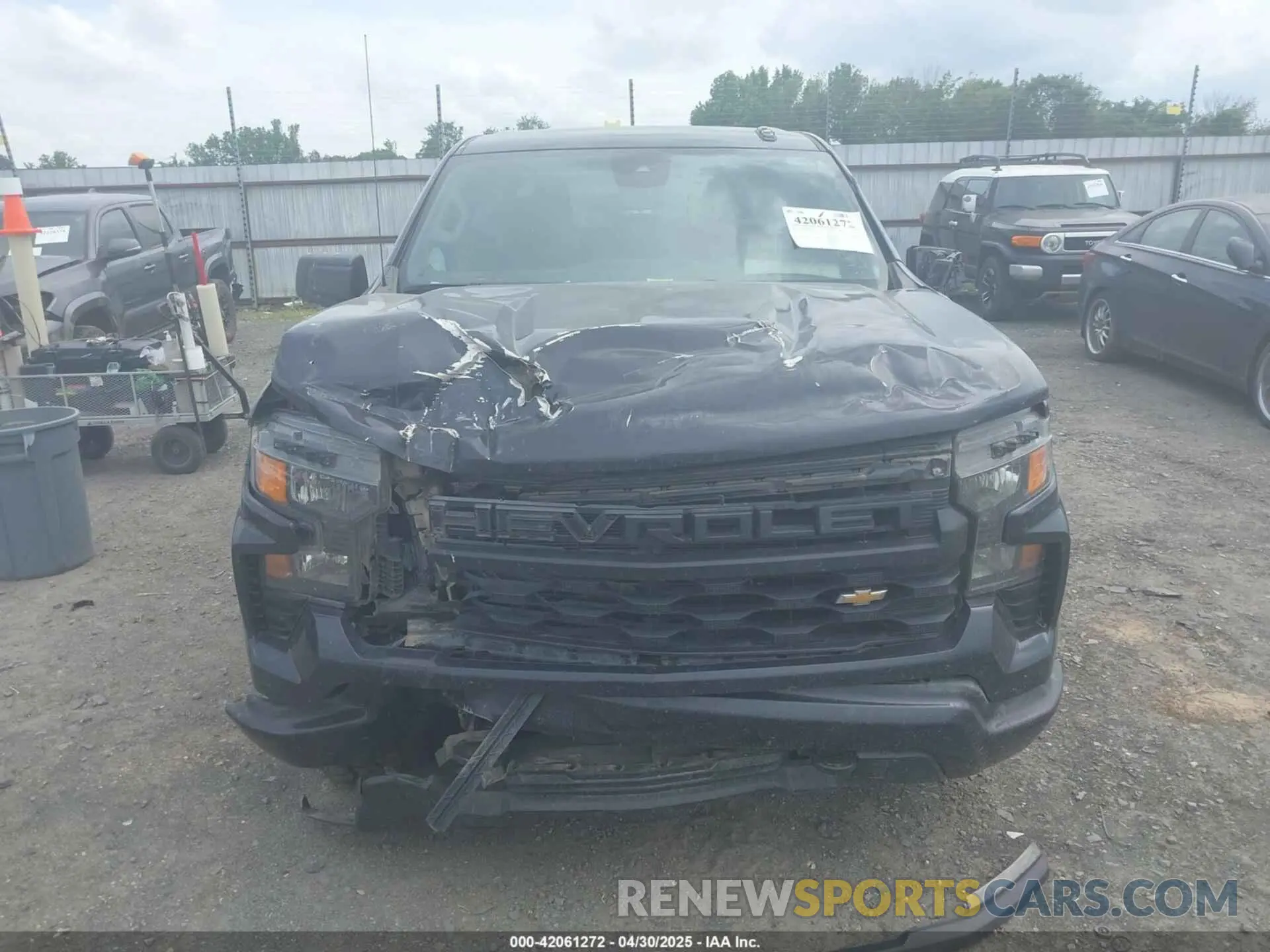 12 fotografías del automóvil dañado 1GCPDBEK4NZ633600 CHEVROLET SILVERADO 1500 2022
