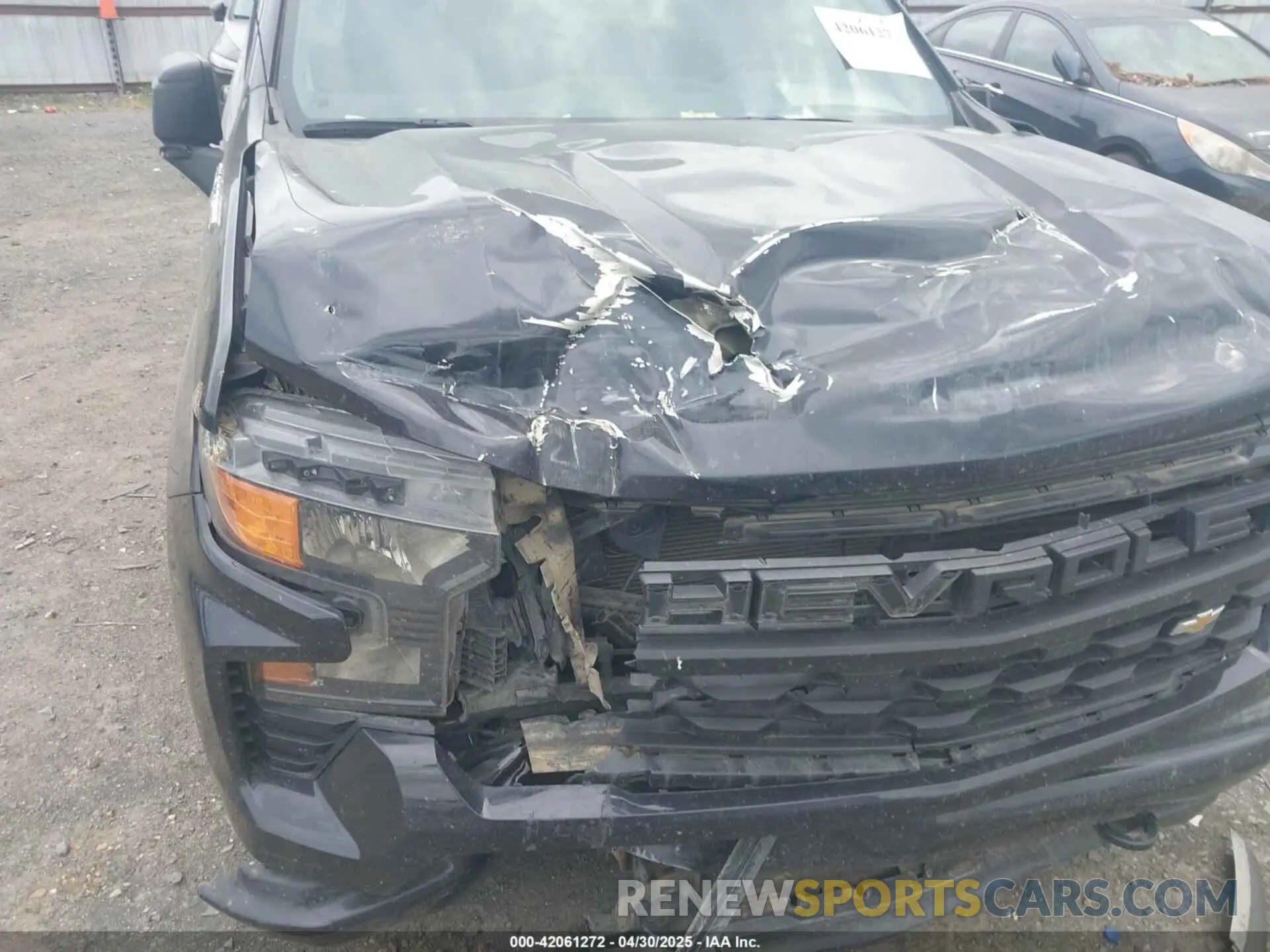 17 fotografías del automóvil dañado 1GCPDBEK4NZ633600 CHEVROLET SILVERADO 1500 2022