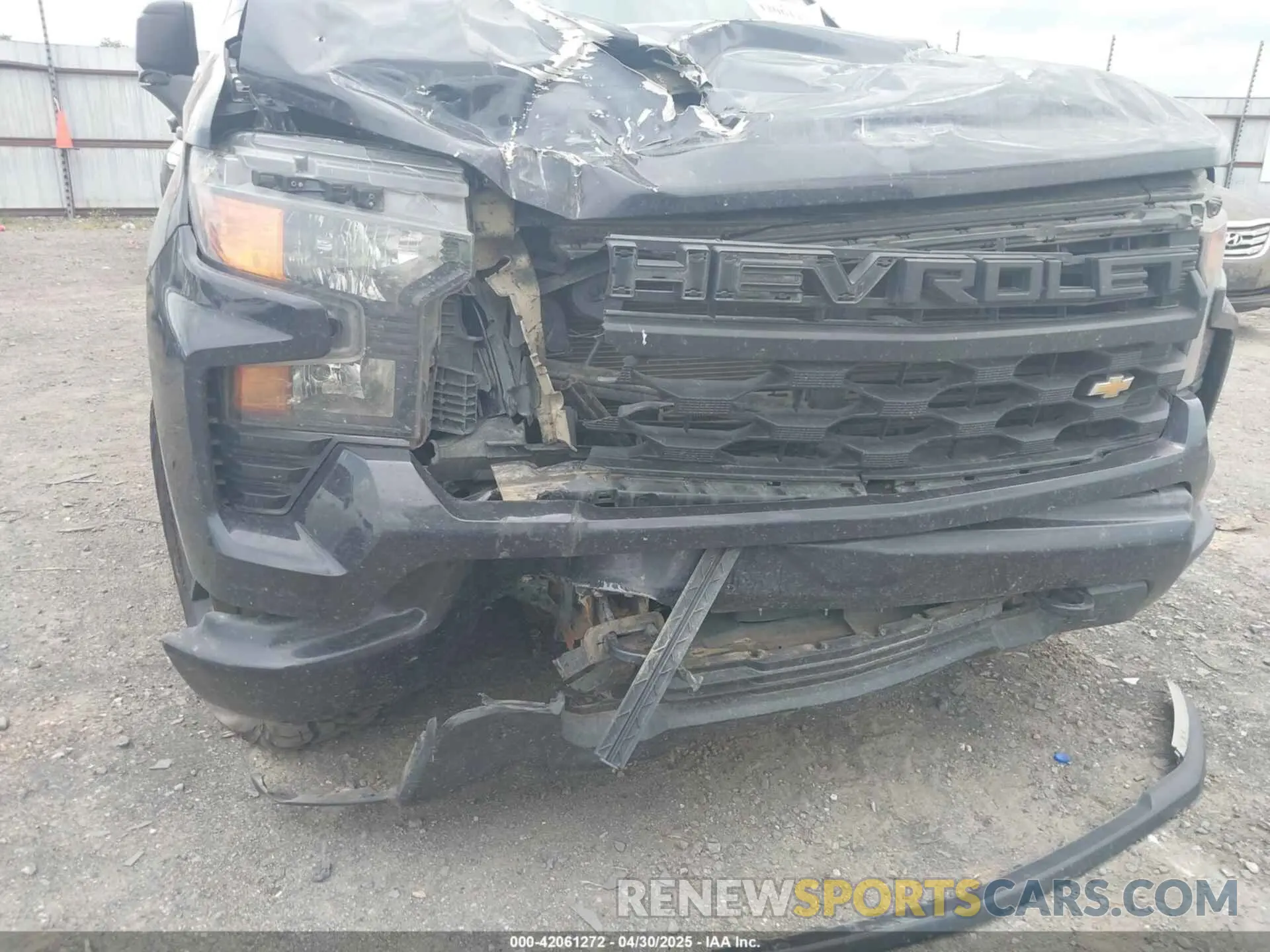 6 fotografías del automóvil dañado 1GCPDBEK4NZ633600 CHEVROLET SILVERADO 1500 2022