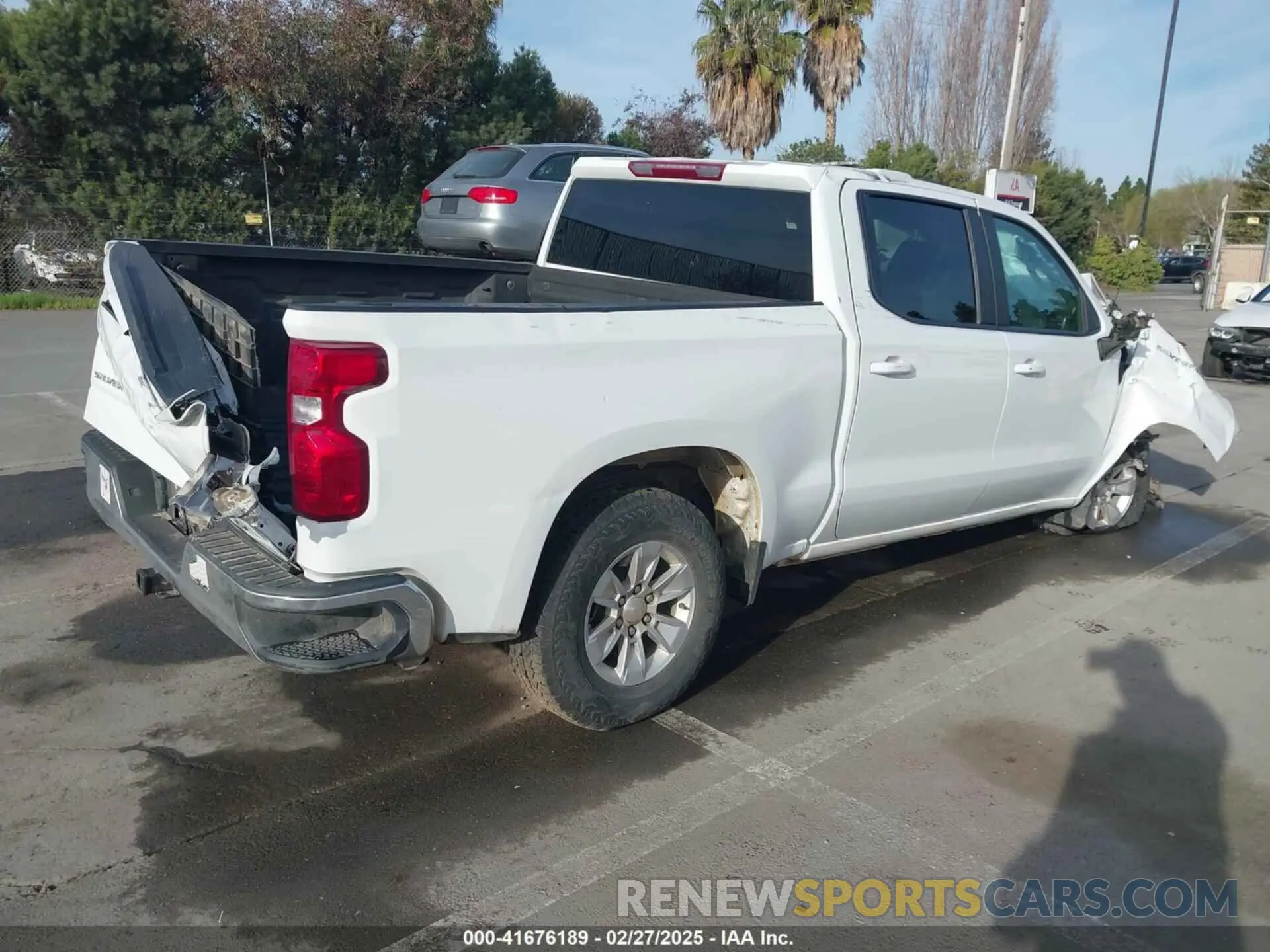 4 fotografías del automóvil dañado 1GCPDDEK5NZ503949 CHEVROLET SILVERADO 1500 2022