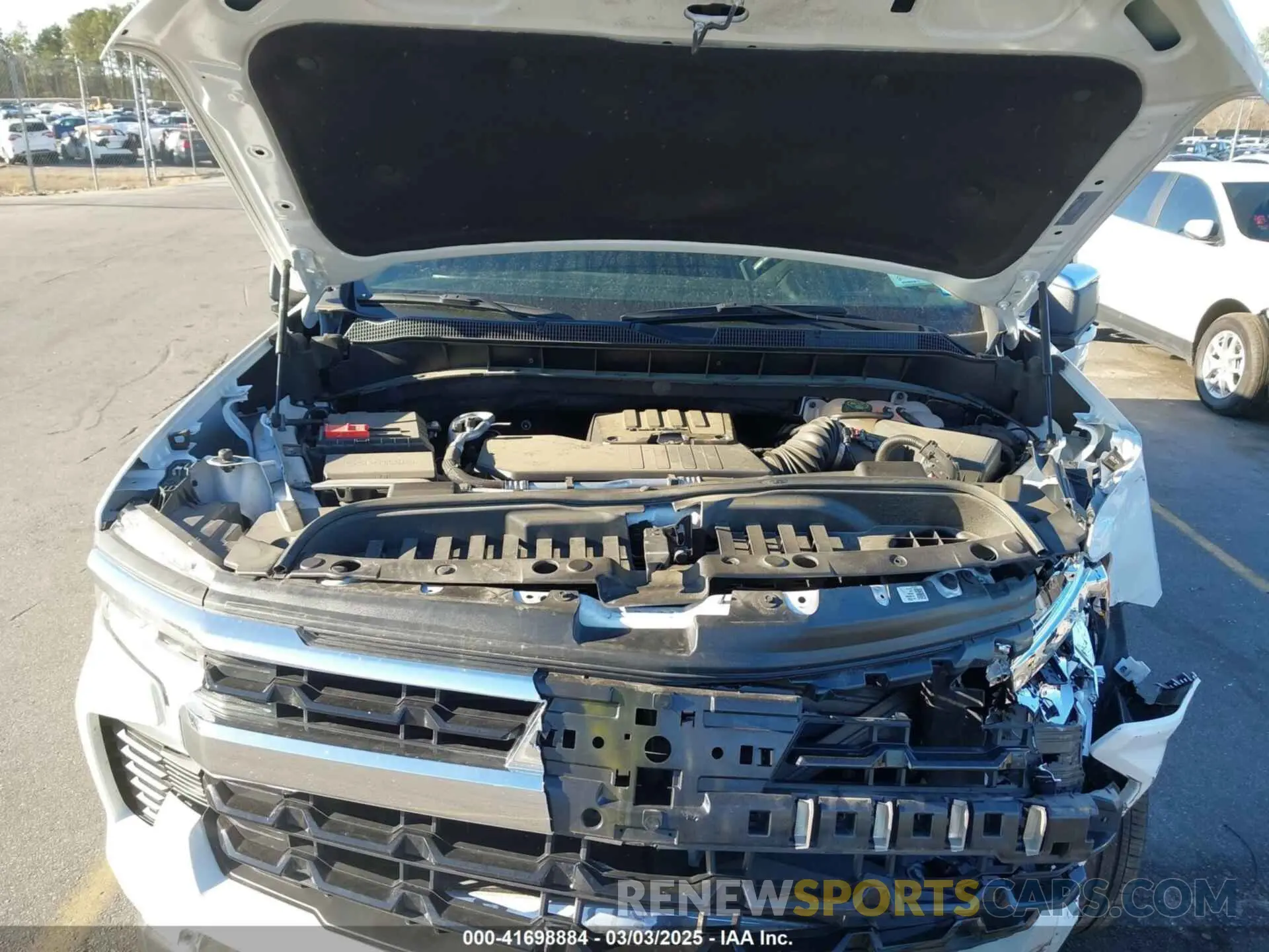 10 fotografías del automóvil dañado 1GCPDKEKXNZ606711 CHEVROLET SILVERADO 1500 2022