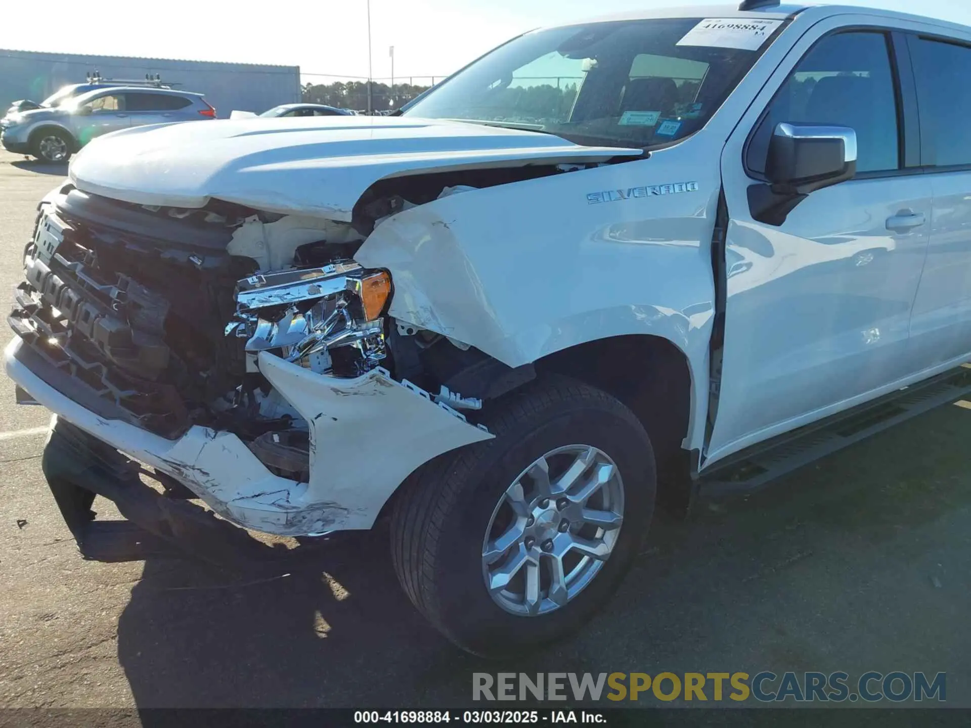 17 fotografías del automóvil dañado 1GCPDKEKXNZ606711 CHEVROLET SILVERADO 1500 2022
