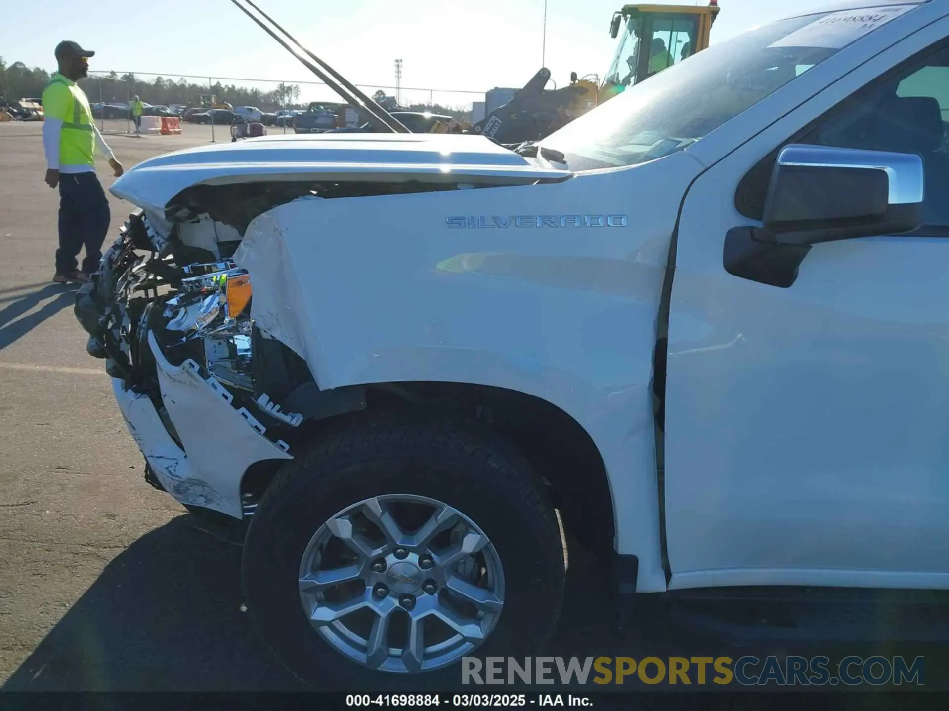18 fotografías del automóvil dañado 1GCPDKEKXNZ606711 CHEVROLET SILVERADO 1500 2022