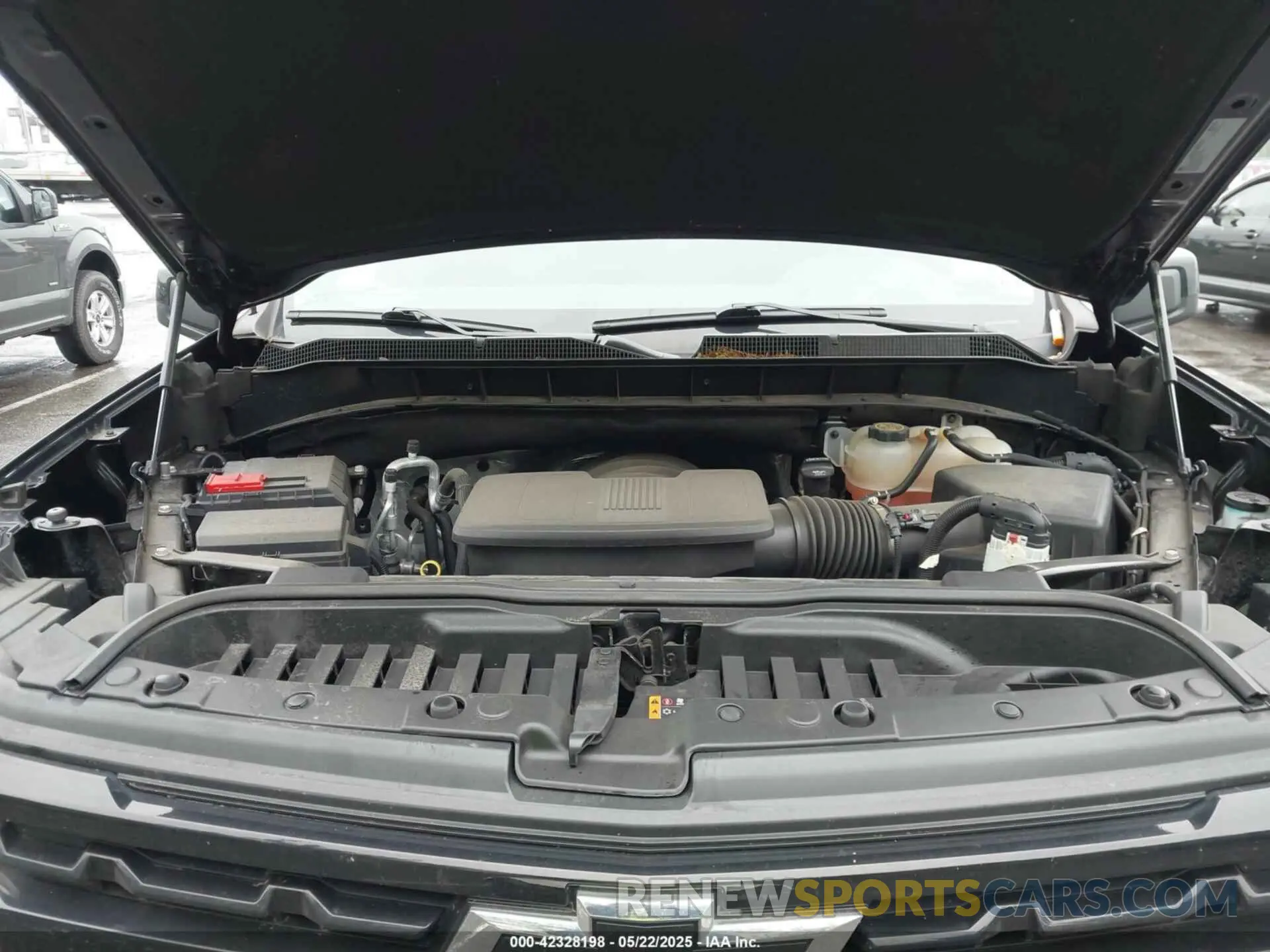10 fotografías del automóvil dañado 1GCUDEED7NZ638375 CHEVROLET SILVERADO 1500 2022
