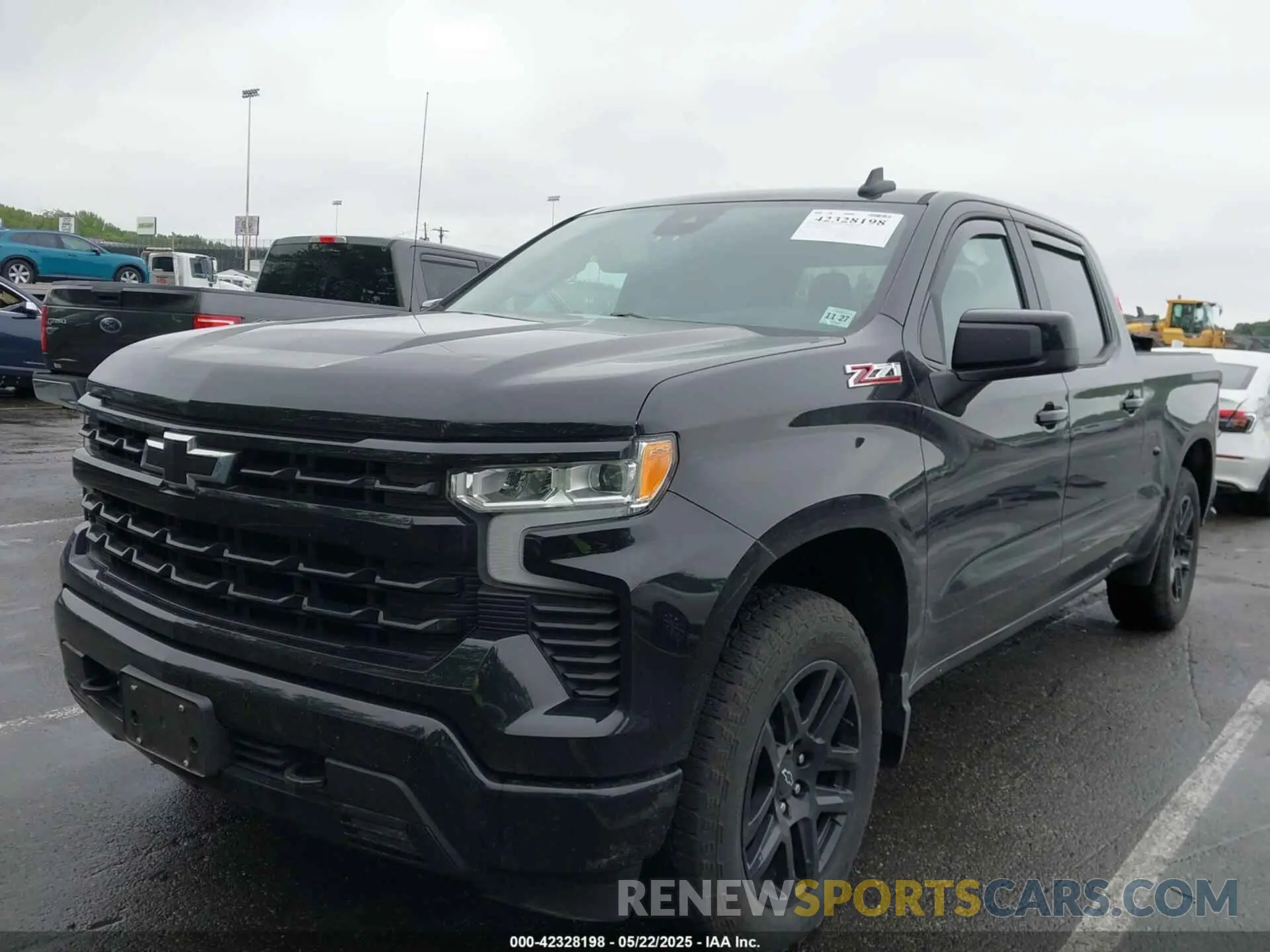 2 fotografías del automóvil dañado 1GCUDEED7NZ638375 CHEVROLET SILVERADO 1500 2022