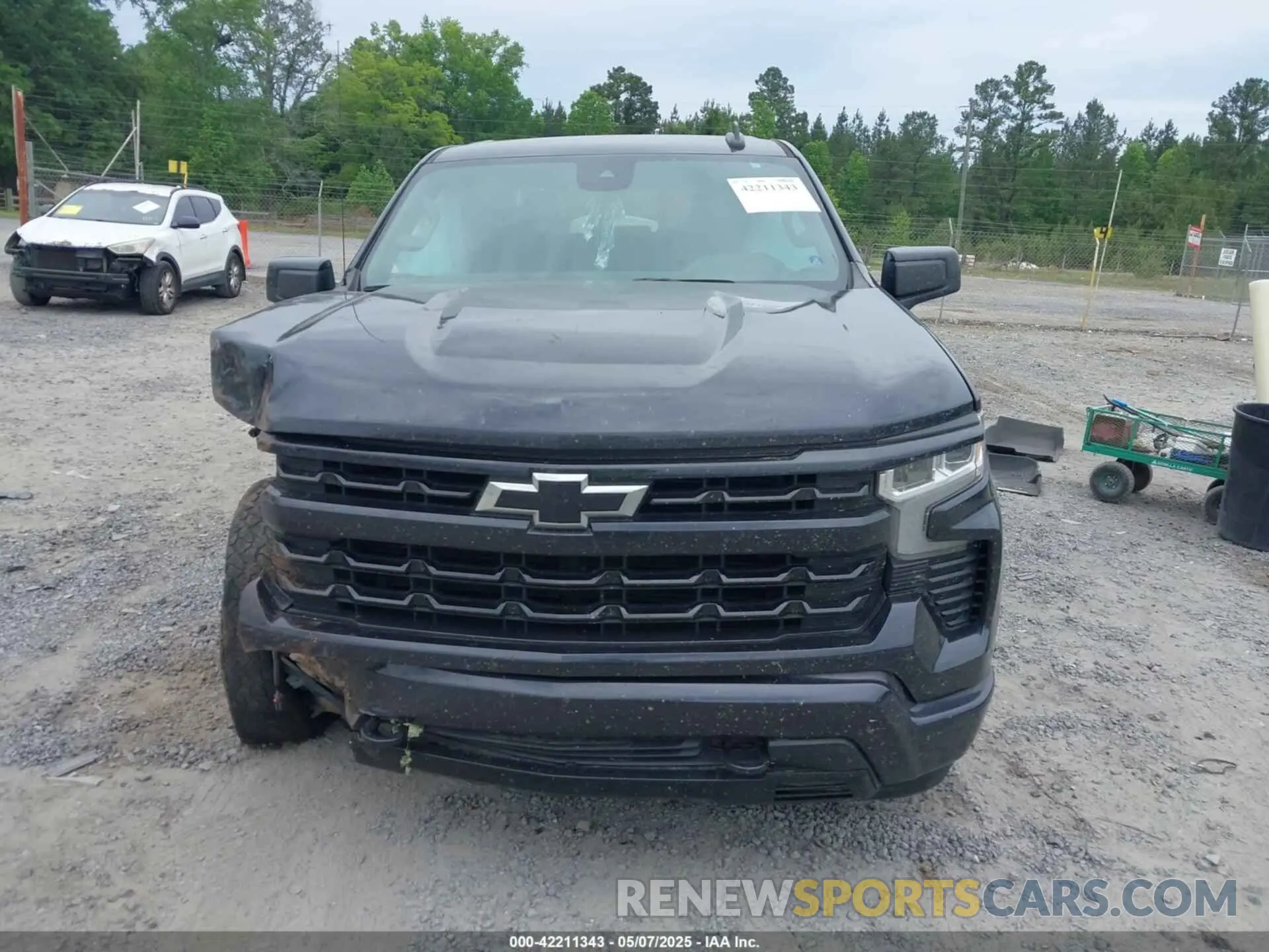 12 fotografías del automóvil dañado 1GCUDEEDXNZ531126 CHEVROLET SILVERADO 1500 2022