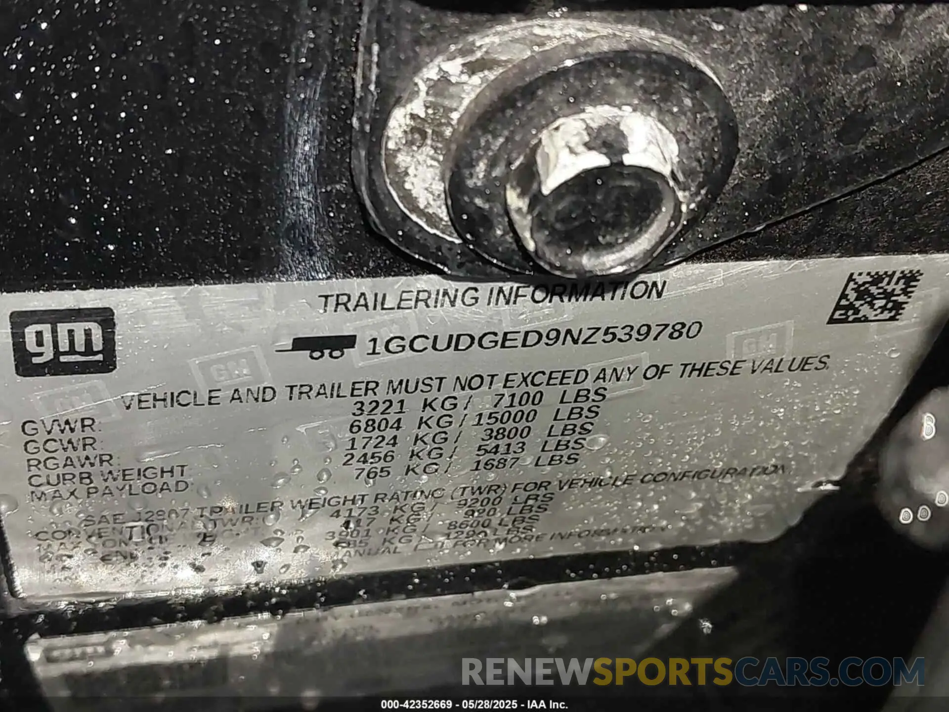 9 fotografías del automóvil dañado 1GCUDGED9NZ539780 CHEVROLET SILVERADO 1500 2022