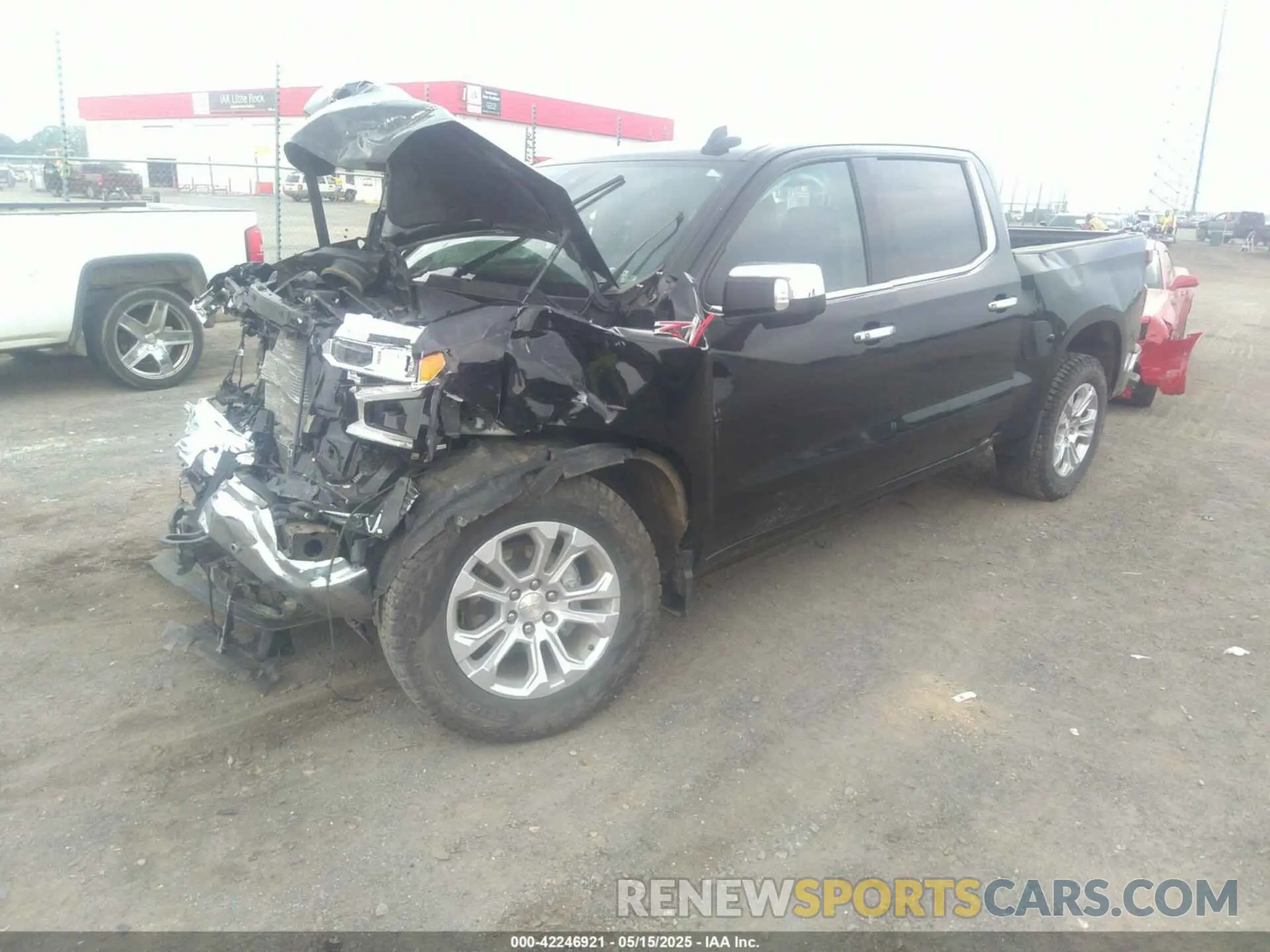 2 fotografías del automóvil dañado 1GCUDGET9NZ621404 CHEVROLET SILVERADO 1500 2022