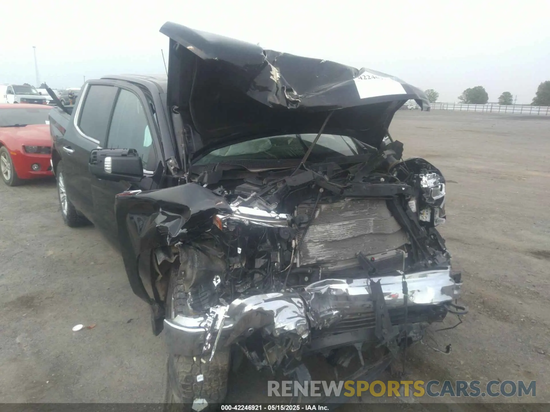 6 fotografías del automóvil dañado 1GCUDGET9NZ621404 CHEVROLET SILVERADO 1500 2022