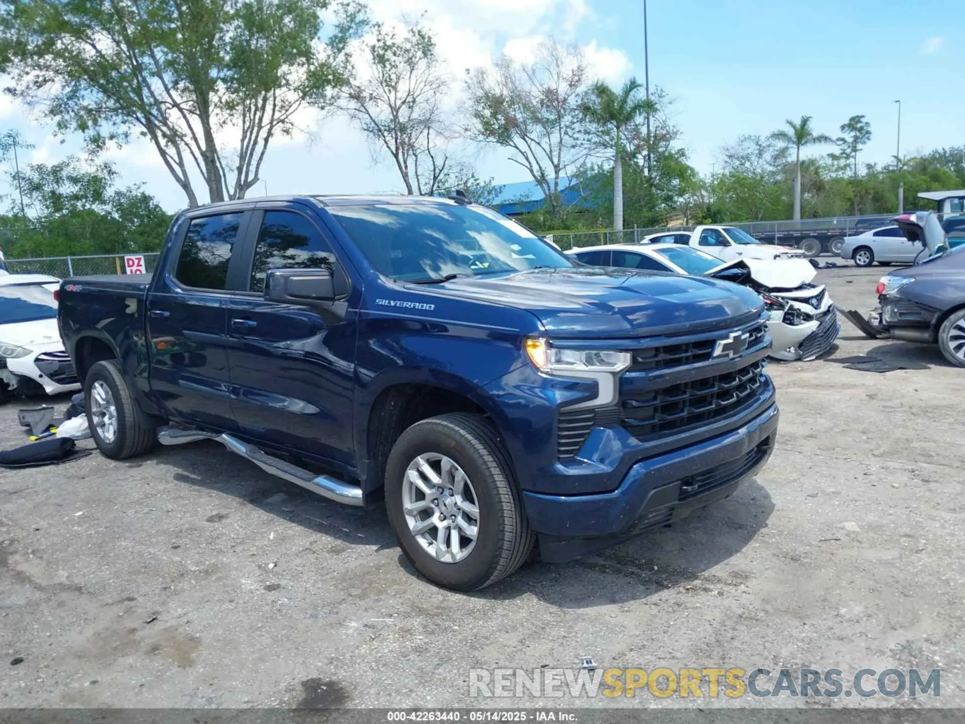 1 fotografías del automóvil dañado 2GCUDEED0N1503392 CHEVROLET SILVERADO 1500 2022