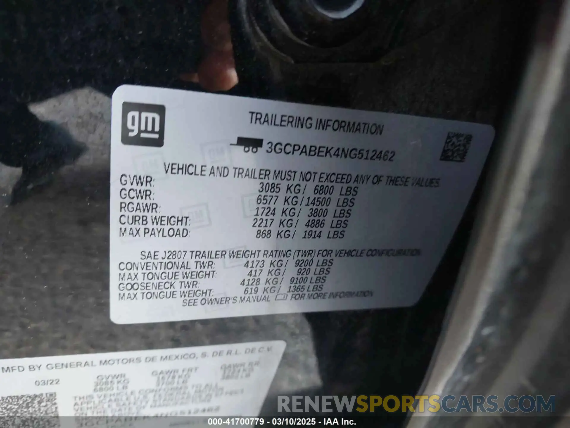 9 fotografías del automóvil dañado 3GCPABEK4NG512462 CHEVROLET SILVERADO 1500 2022