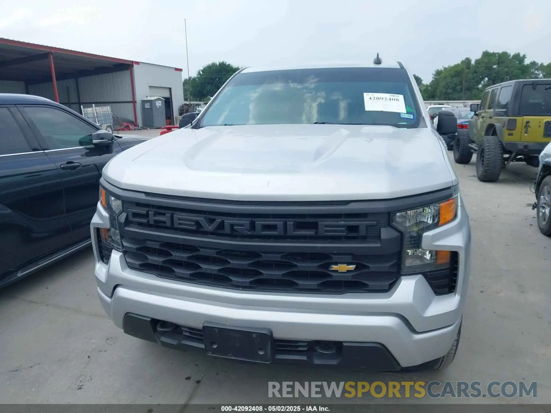 12 fotografías del automóvil dañado 3GCPABEK4NG591180 CHEVROLET SILVERADO 1500 2022