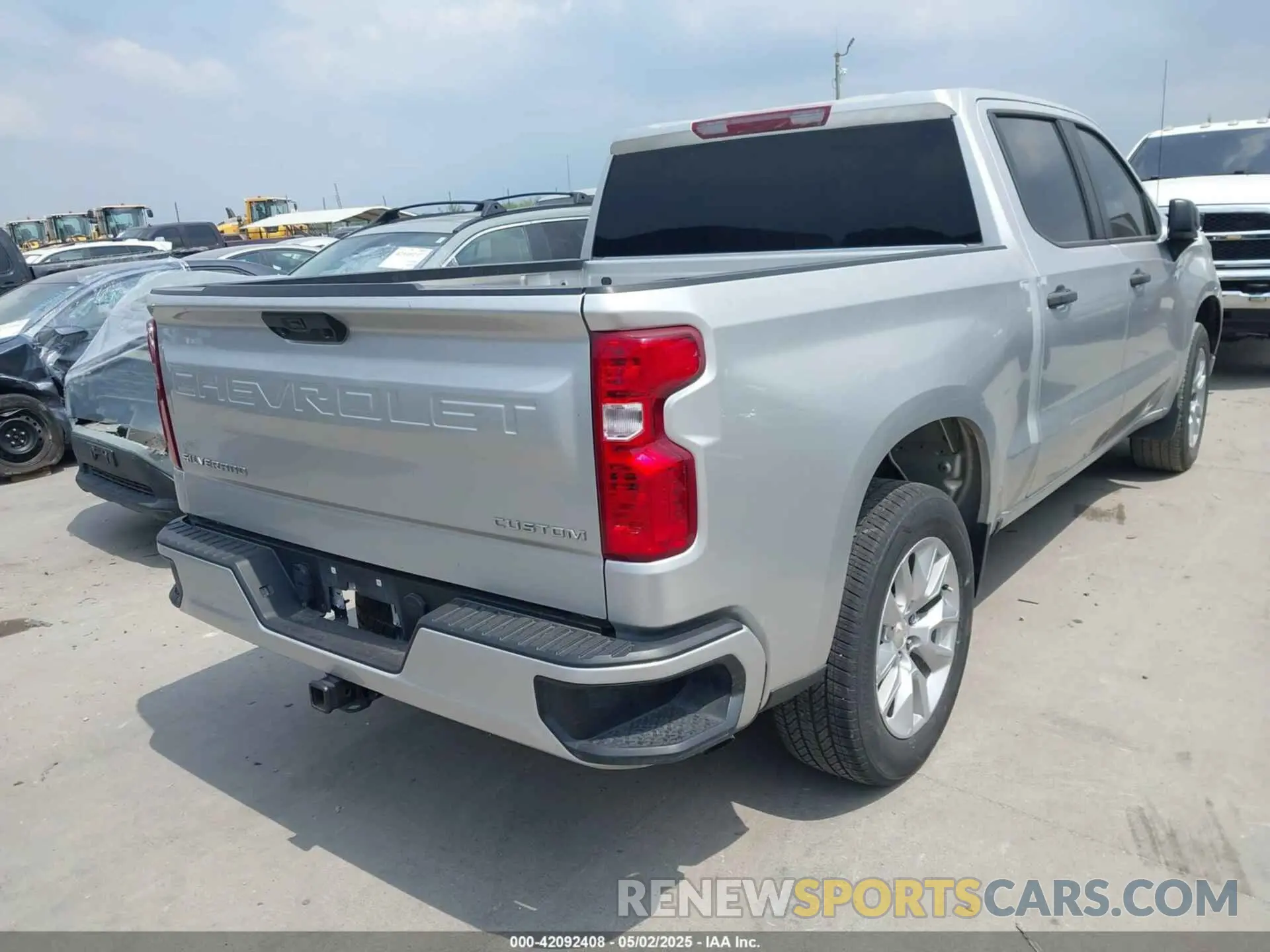4 fotografías del automóvil dañado 3GCPABEK4NG591180 CHEVROLET SILVERADO 1500 2022