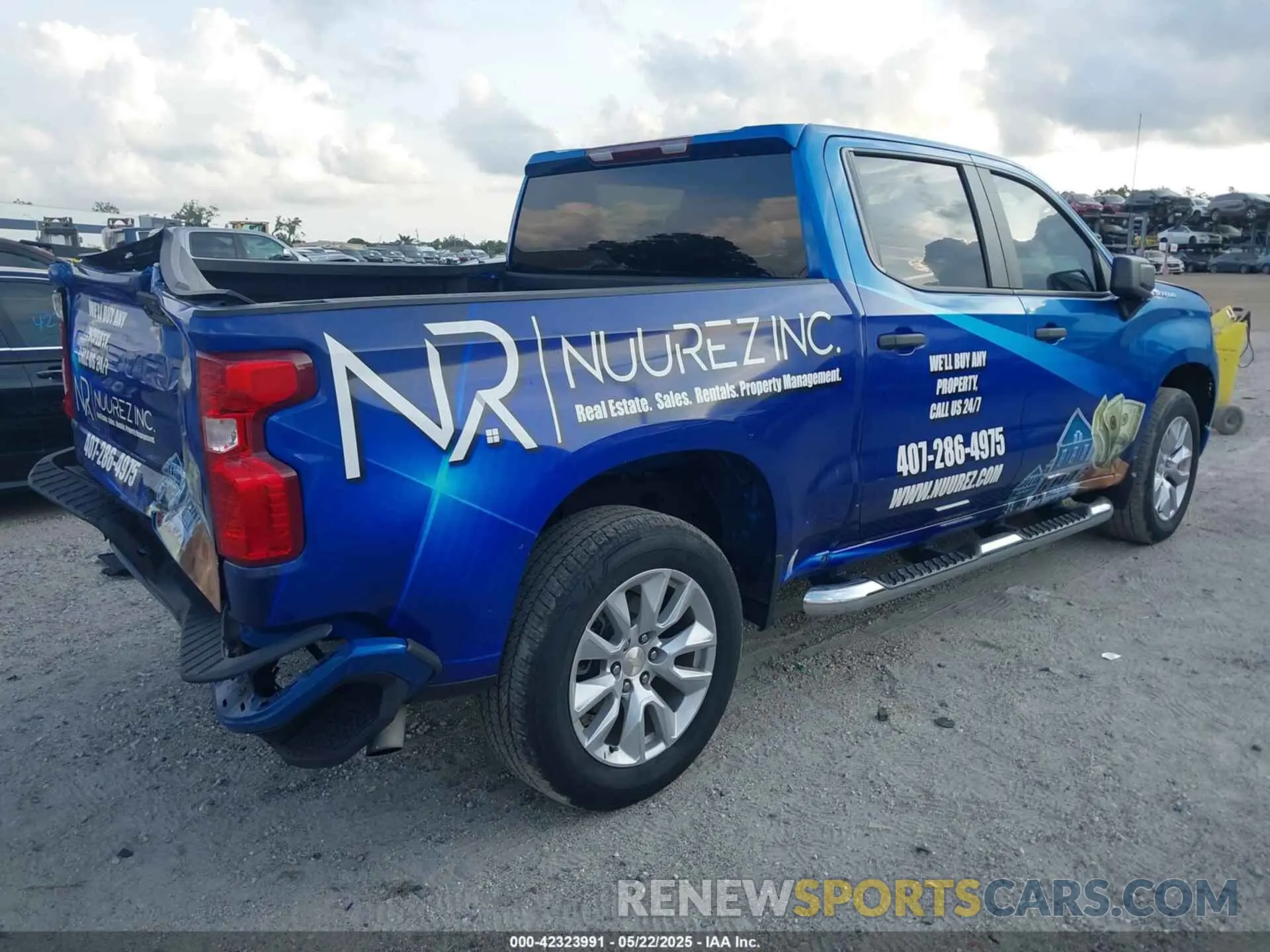 4 fotografías del automóvil dañado 3GCPABEK6NG538545 CHEVROLET SILVERADO 1500 2022