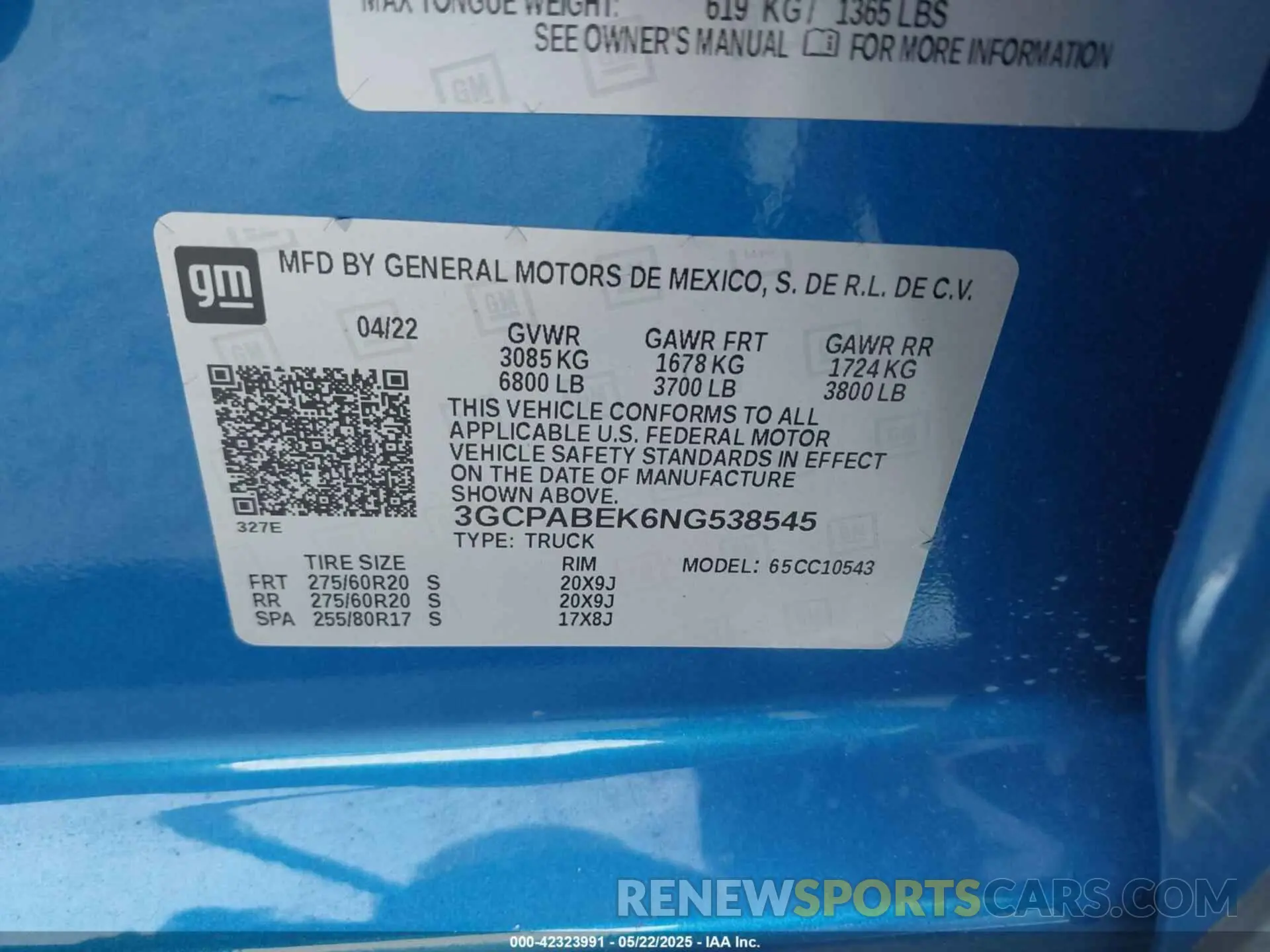 9 fotografías del automóvil dañado 3GCPABEK6NG538545 CHEVROLET SILVERADO 1500 2022