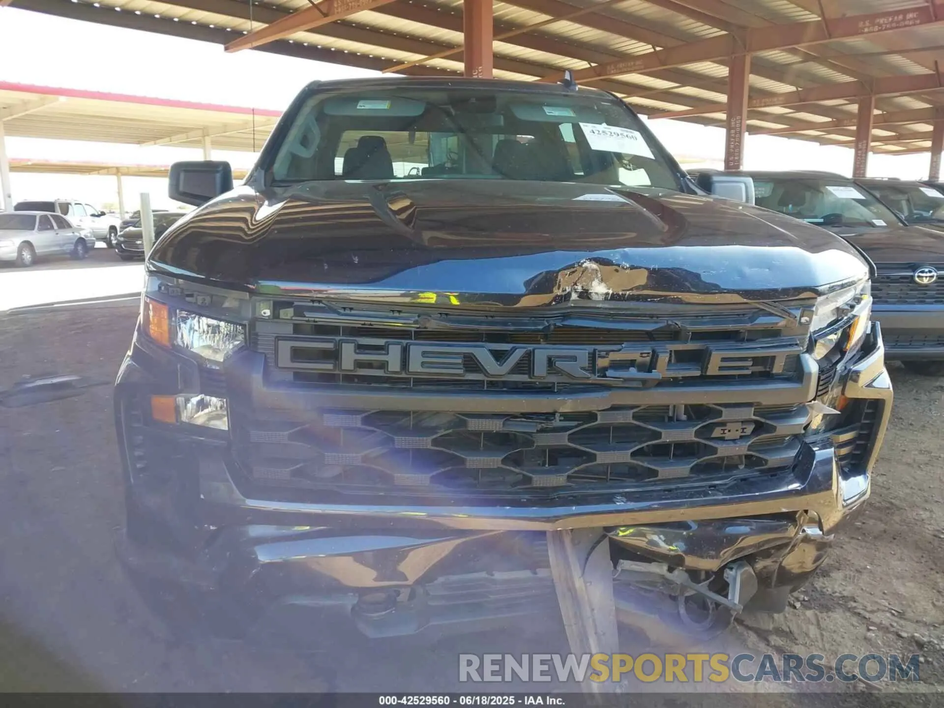 12 fotografías del automóvil dañado 3GCPABEK8NG538546 CHEVROLET SILVERADO 1500 2022